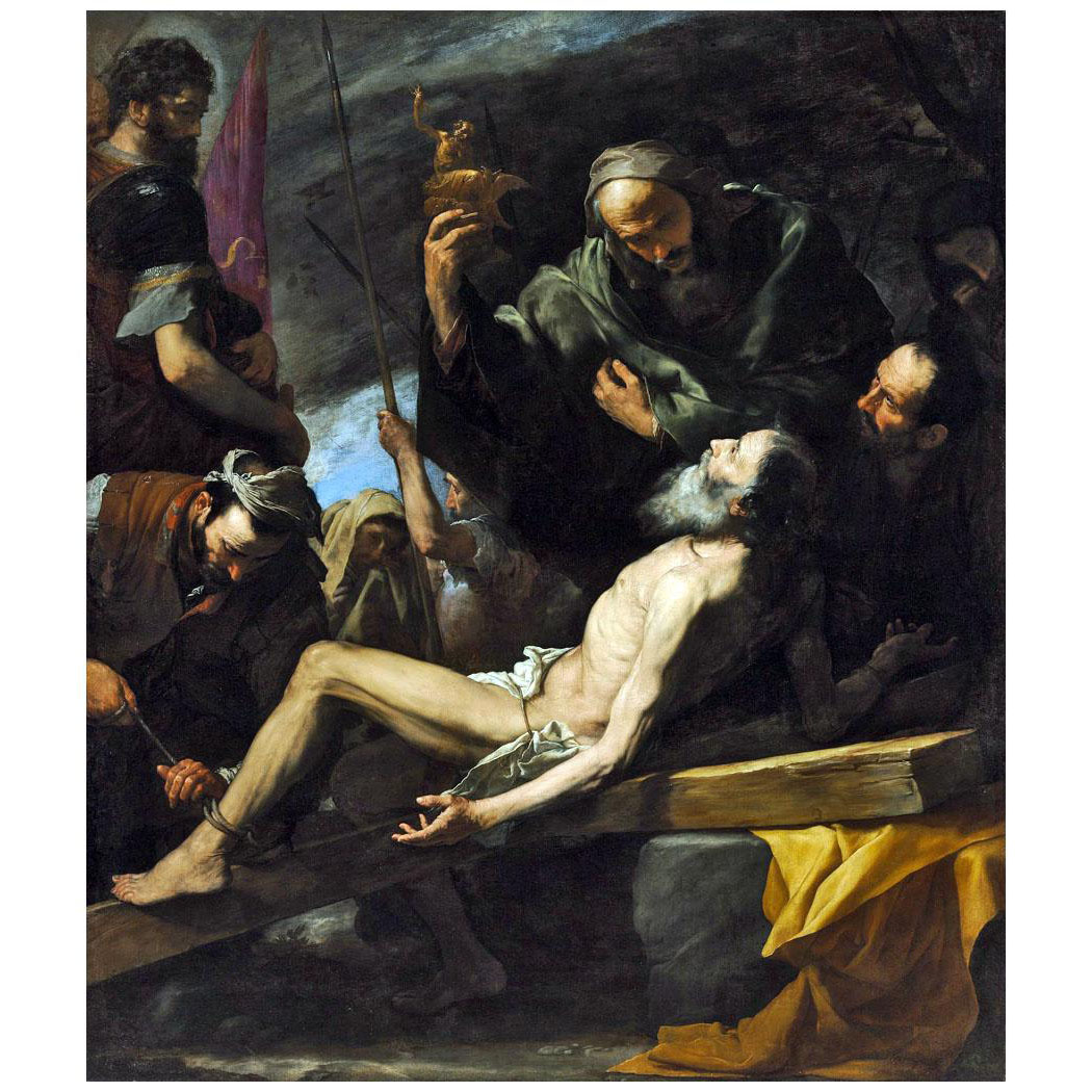 Jose de Ribera. Martirio de San Andres. 1628. Museum of Fine Art, Budapest
