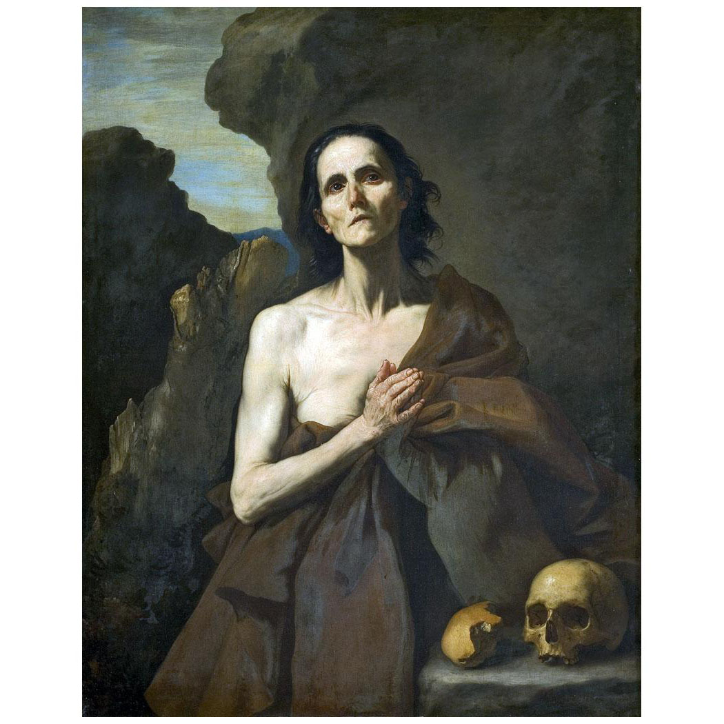 Jose de Ribera. Santa María de Egipto. 1641. Musee Fabre, Montpellier