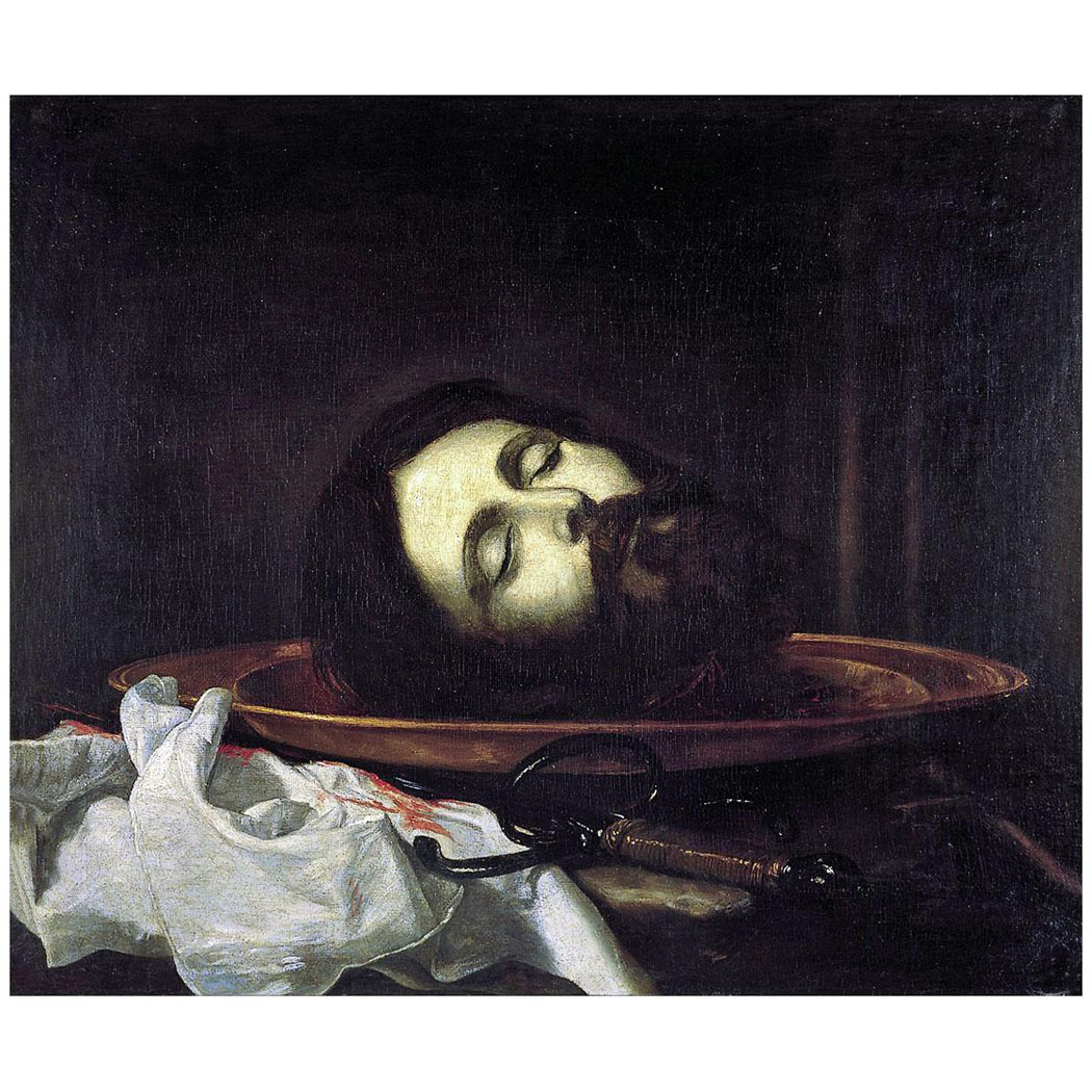 Jose de Ribera. Cabeza De Juan Bautista. 1644. Academia de Bellas Artes, Madrid