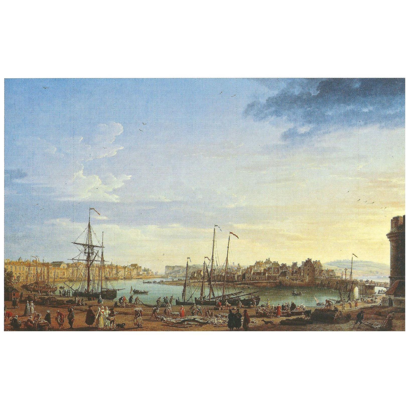 Joseph Vernet. Vue du Port de Dieppe. 1765. Musee de la Marine Paris