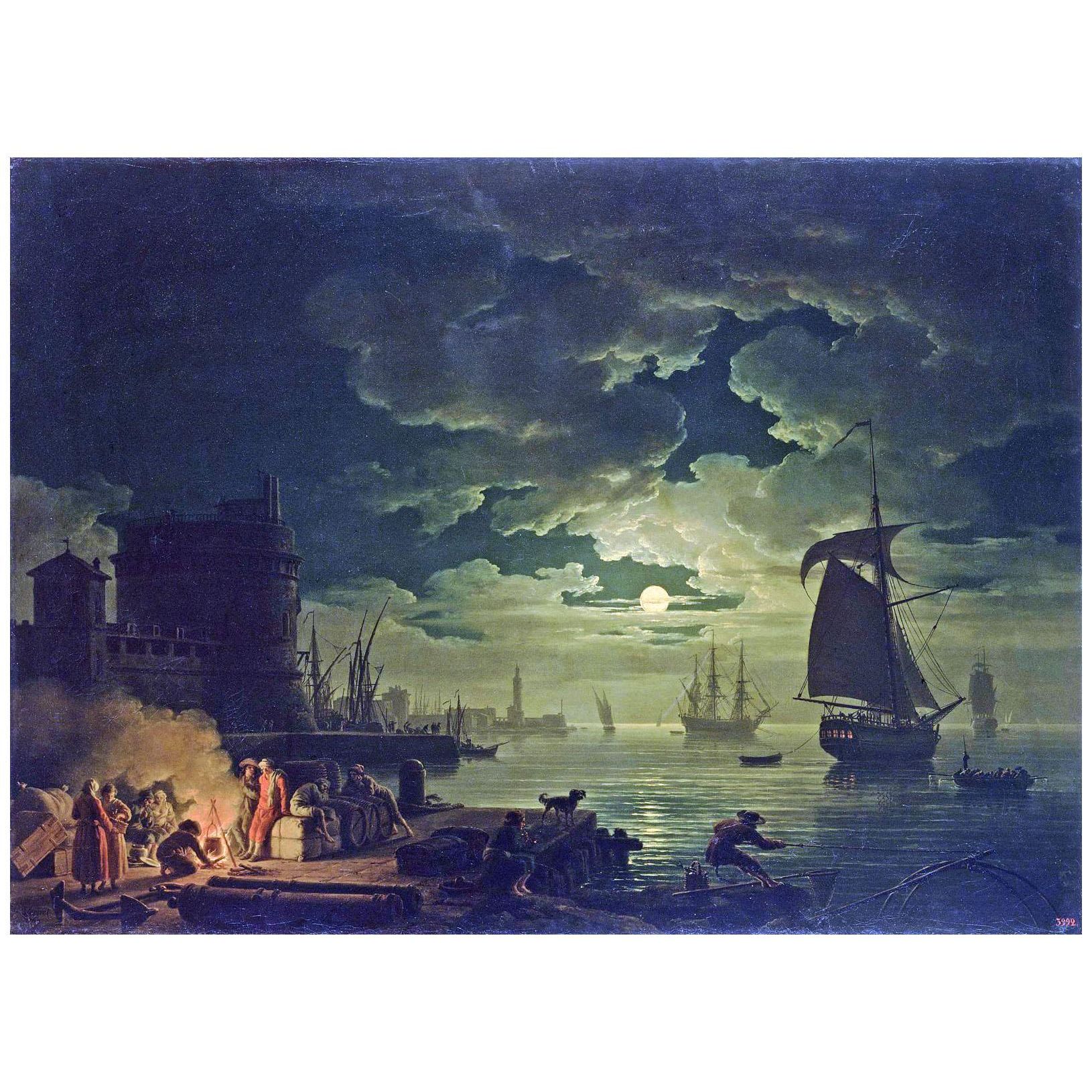 Joseph Vernet. L’Entrée du port de Palerme. 1769. Hermitage Museum