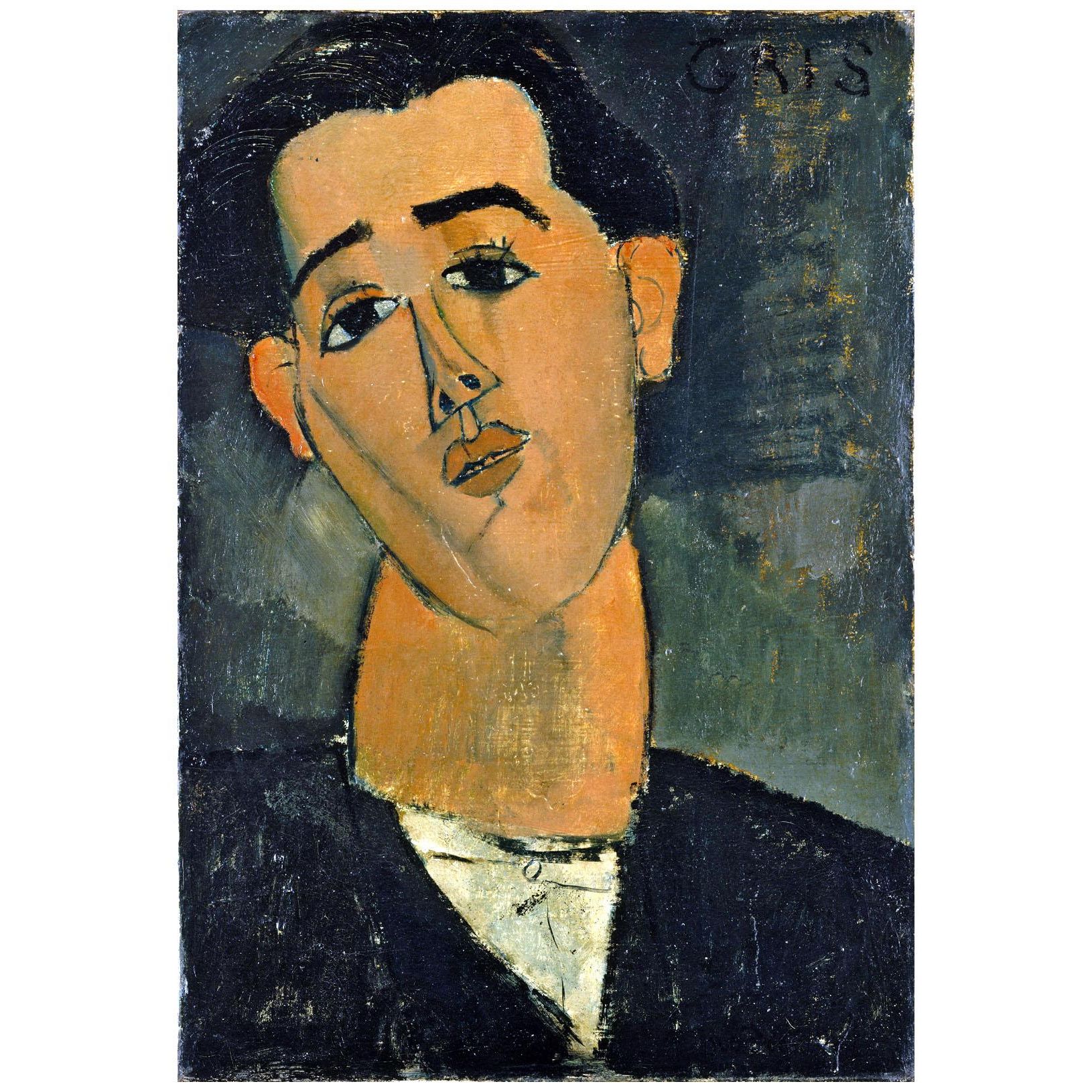 Amedeo Modigliani. Juan Gris. 1915. Metropolitan Museum of Art NY