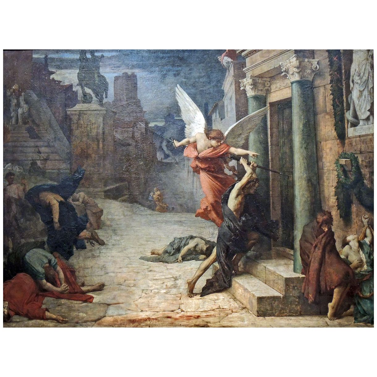 Jules-Elie Delaunay. La peste à Rome. 1869. Musee d’Orsay Paris