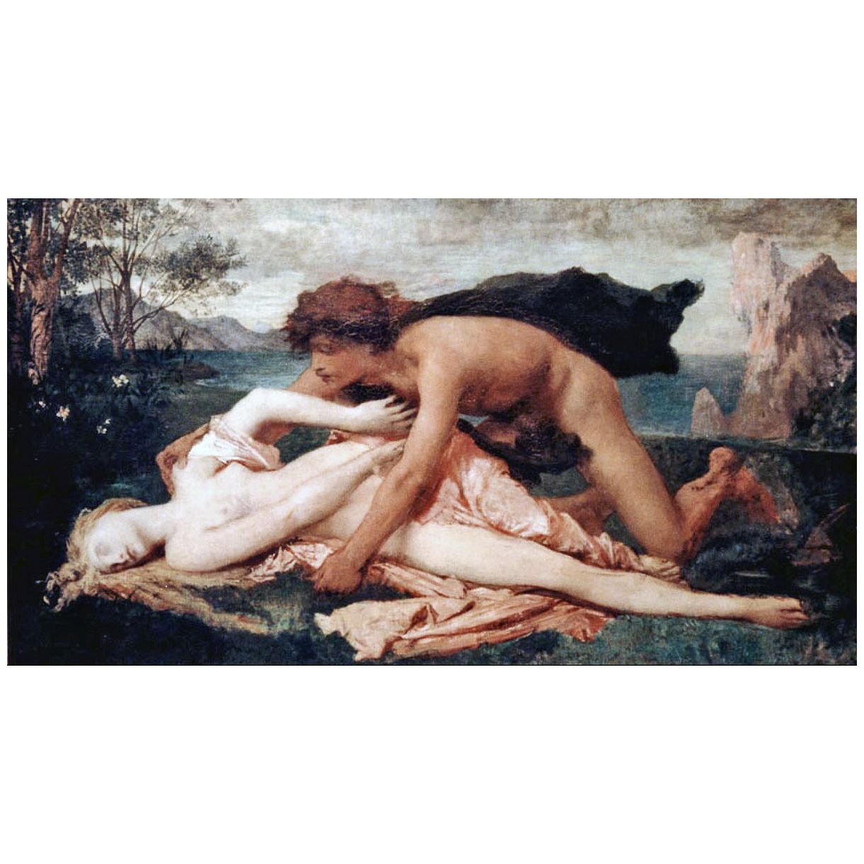 Jules-Elie Delaunay. La mort de la Nymphe Hesperia. 1859. Carlsberg Glyptotek Copenhagen
