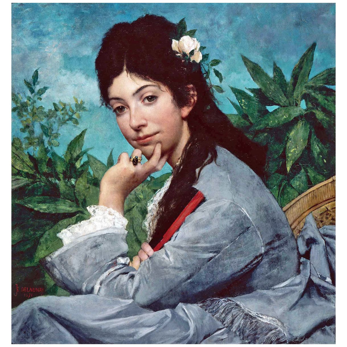 Jules-Elie Delaunay. Stéphanie Brousset. 1871. Musee d’Arts de Nantes