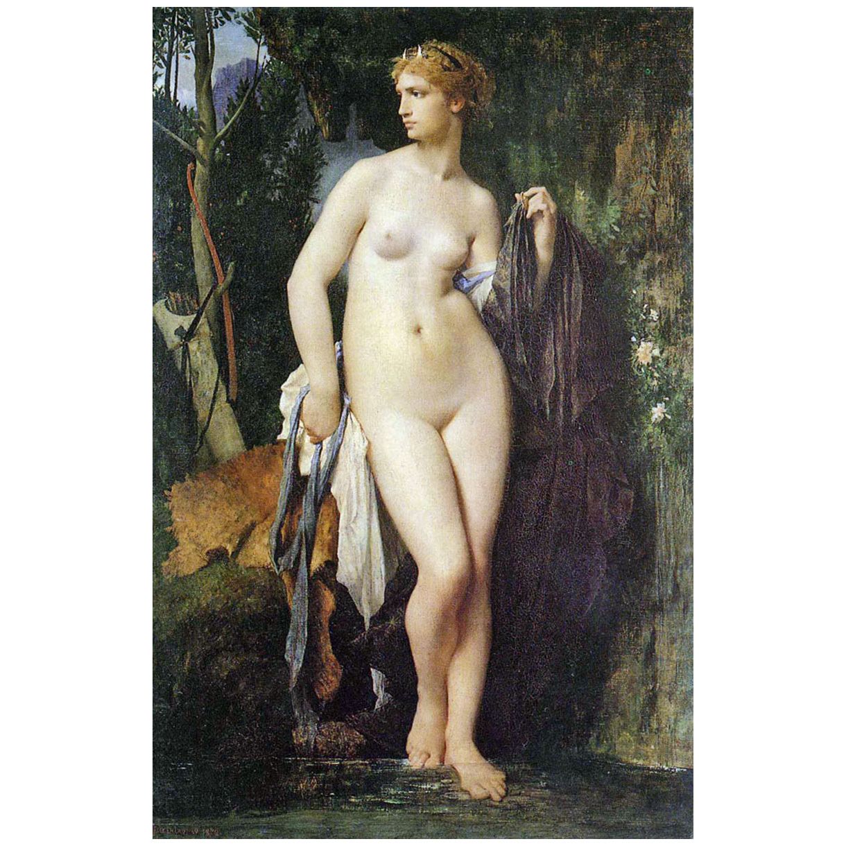 Jules-Elie Delaunay. Diana. 1872. Musee d’Orsay Paris