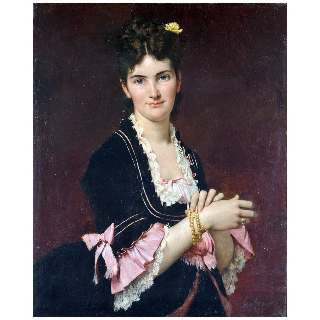 Jules-Elie Delaunay. Madame Mestayer. 1877. Musee d’Arts de Nantes