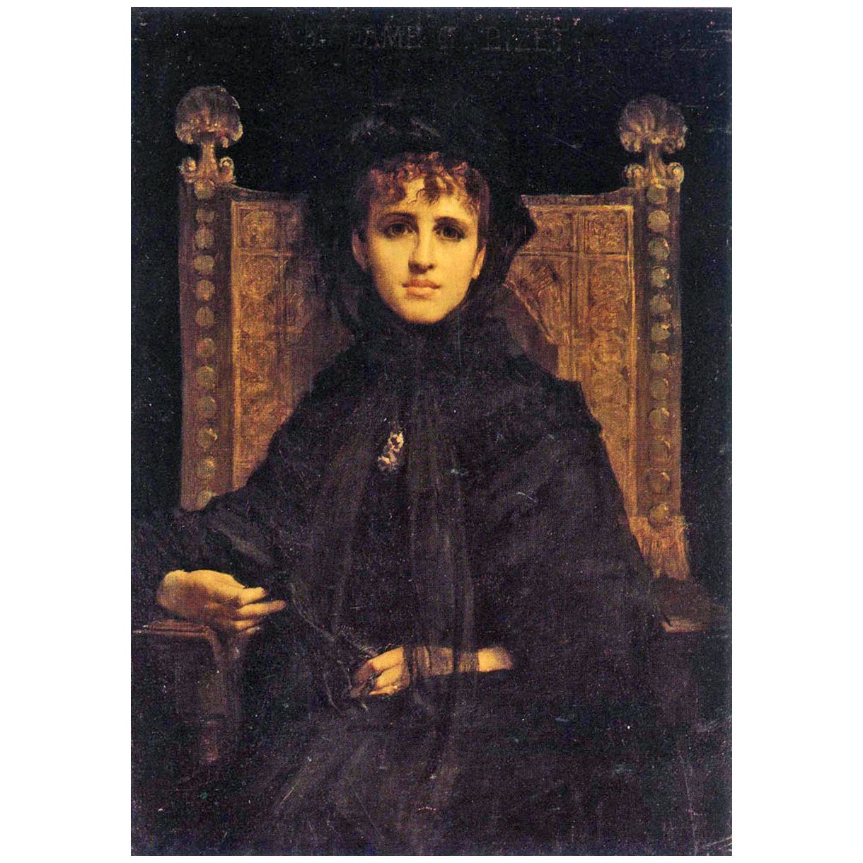 Jules-Elie Delaunay. Mme. Georges Bizet. 1878. Musee d’Orsay Paris