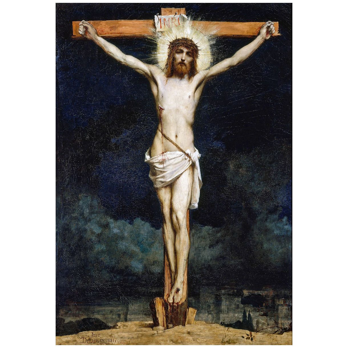 Jules-Elie Delaunay. Christ en croix. 1881. Musee de la Ville de Paris