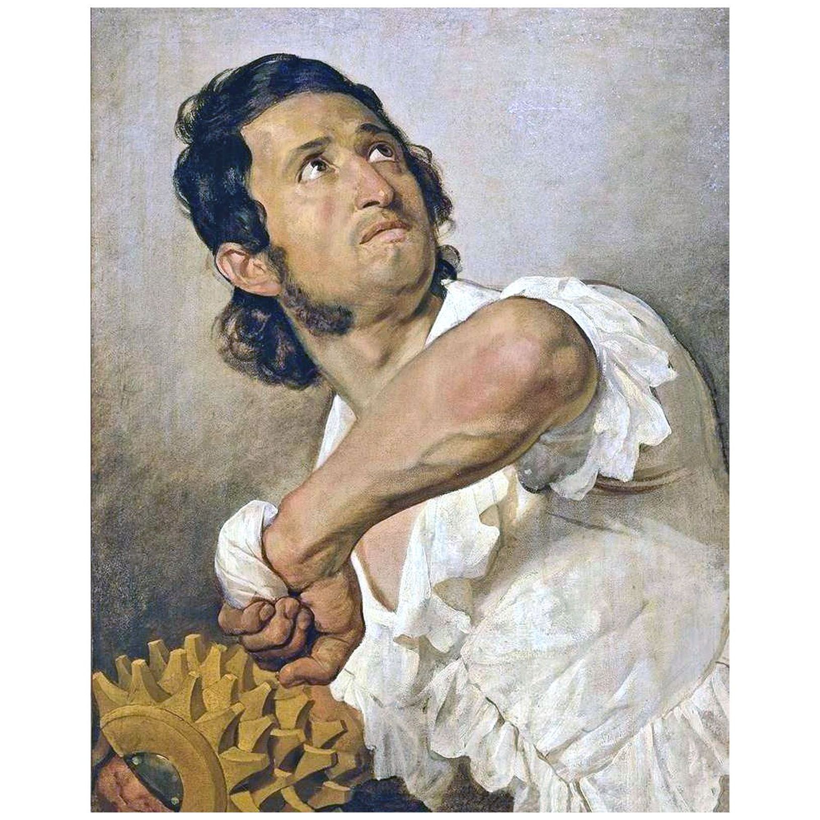 Карл Брюллов. Игрок в мяч. 1828. Нижегородский музей-заповедник