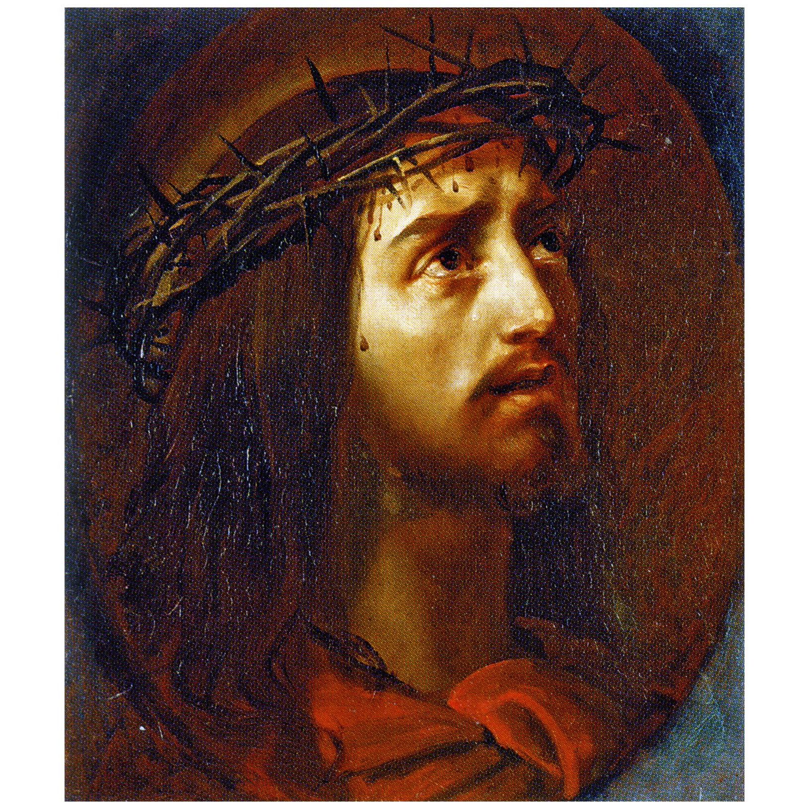 Карл Брюллов. Голова Христа в терновом венке. 1849. Третьяковская галерея