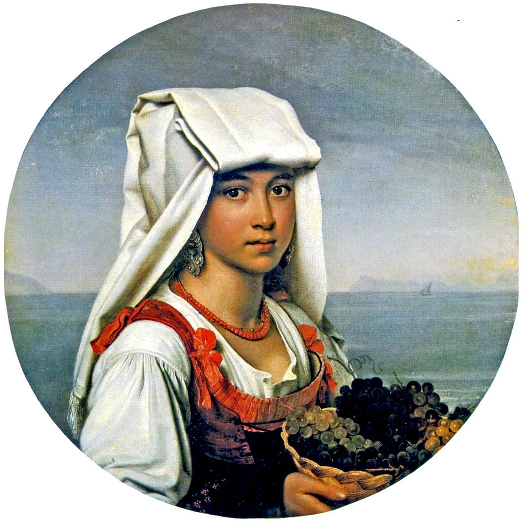 Орест Кипренский. Неаполитанская девочка. 1831. Национальный музей искусств, Кишинев