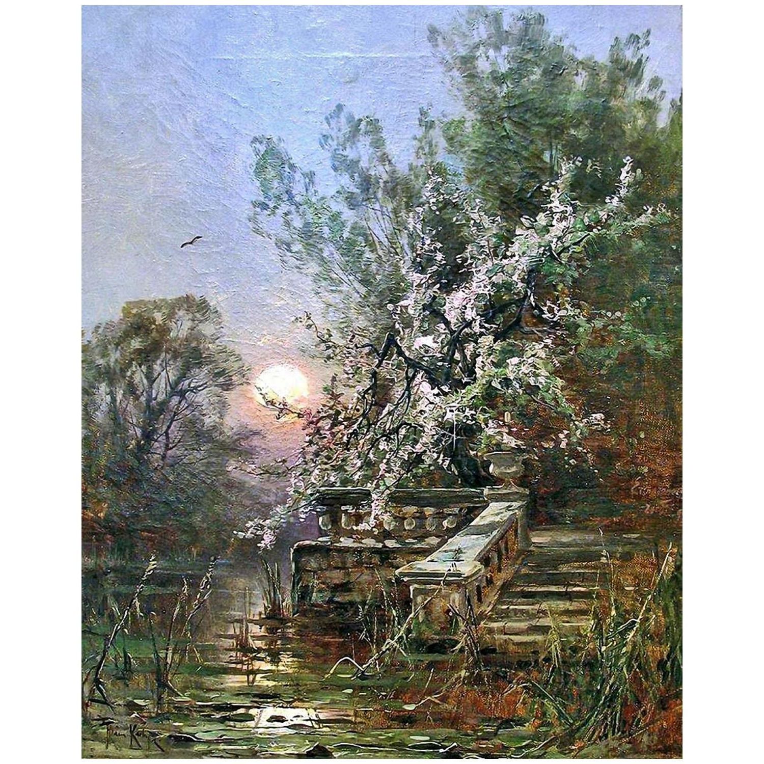 Юлий Клевер. Старый парк. 1878. Киевская картинная галерея