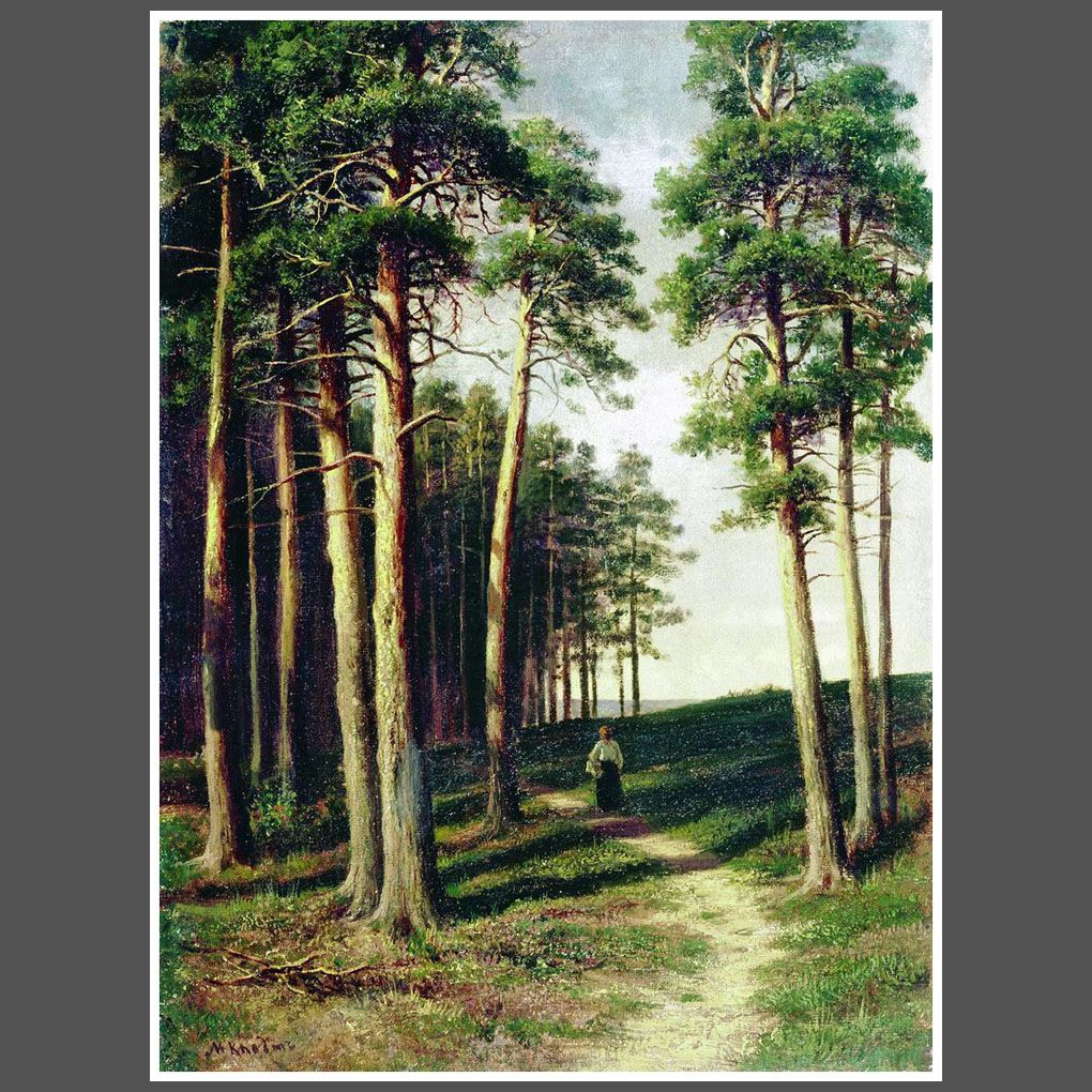 М.К. Клодт. Сосновый лес. Вологодская картинная галерея