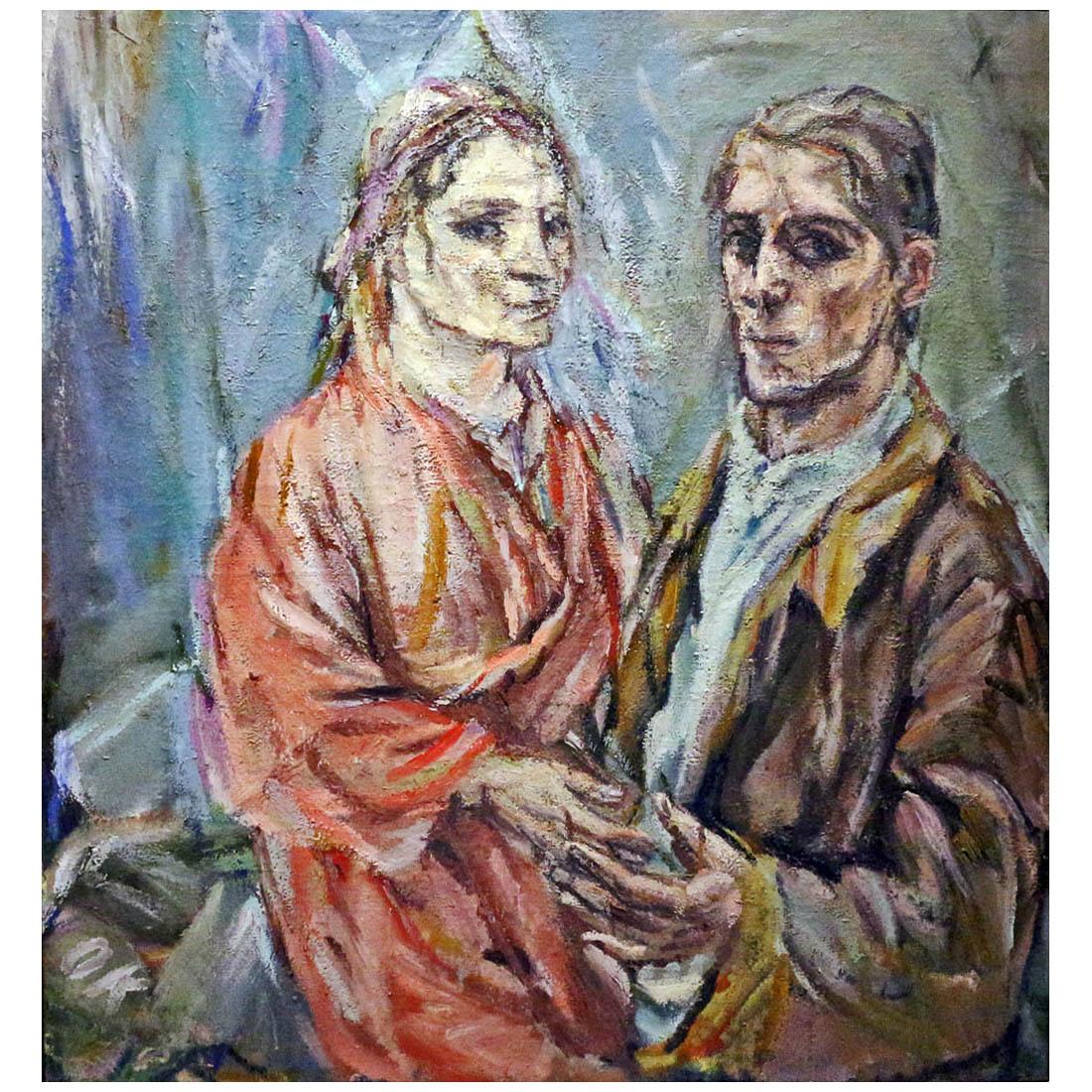 Oskar Kokoschka. Alma Mahler und Oskar Kokoschka. 1912. Museum Folkwang, Essen