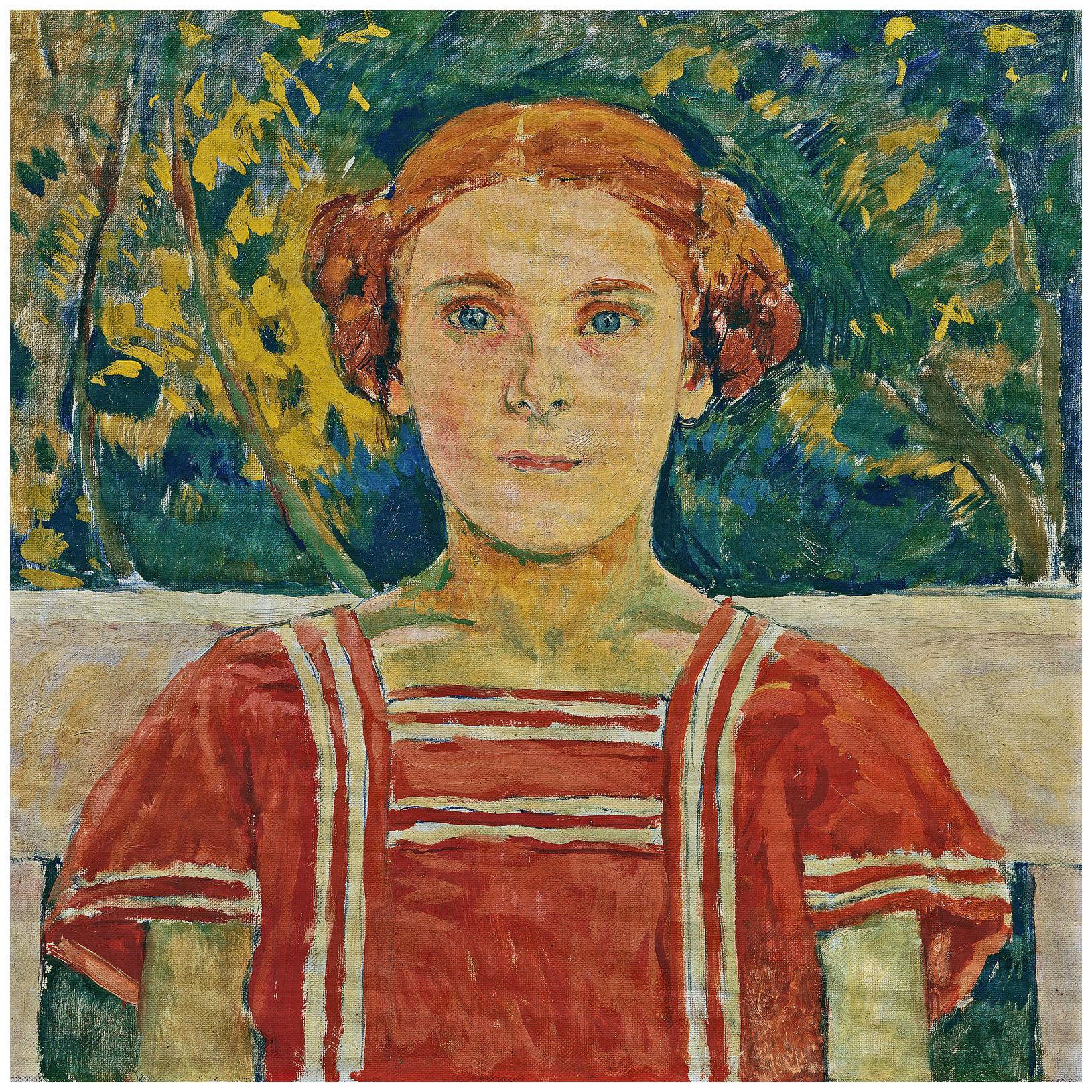 Koloman Moser. Elisabeth Steindl, Nichte des Künstlers. 1910. Belvedere Wien