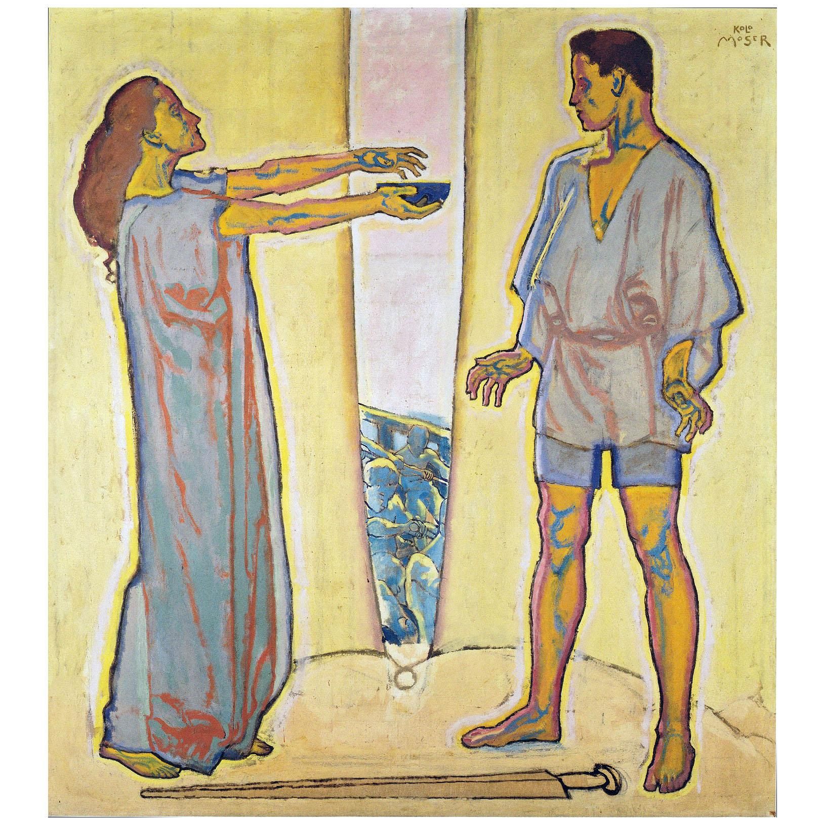 Koloman Moser. Tristan und Isolde. 1915. Leopold Museum Wien