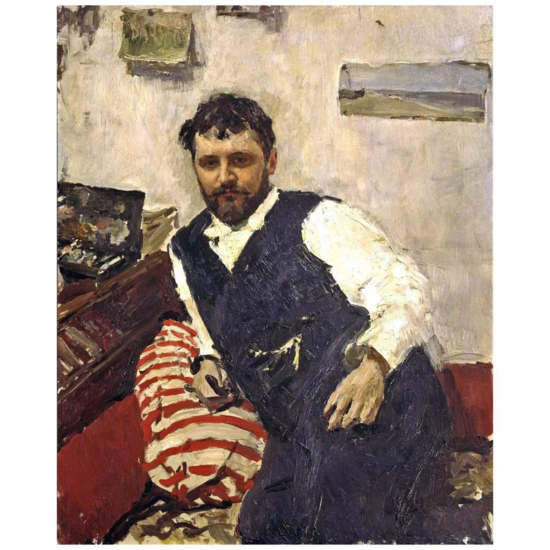 Валентин Серов. Портрет Константина Коровина. 1891. Третьяковская галерея