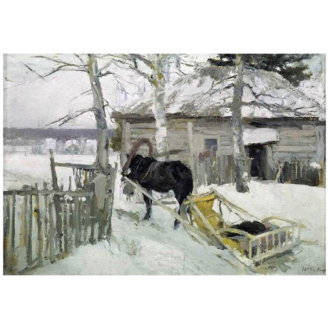 Константин Коровин. Зимой. 1894. Третьяковская галерея