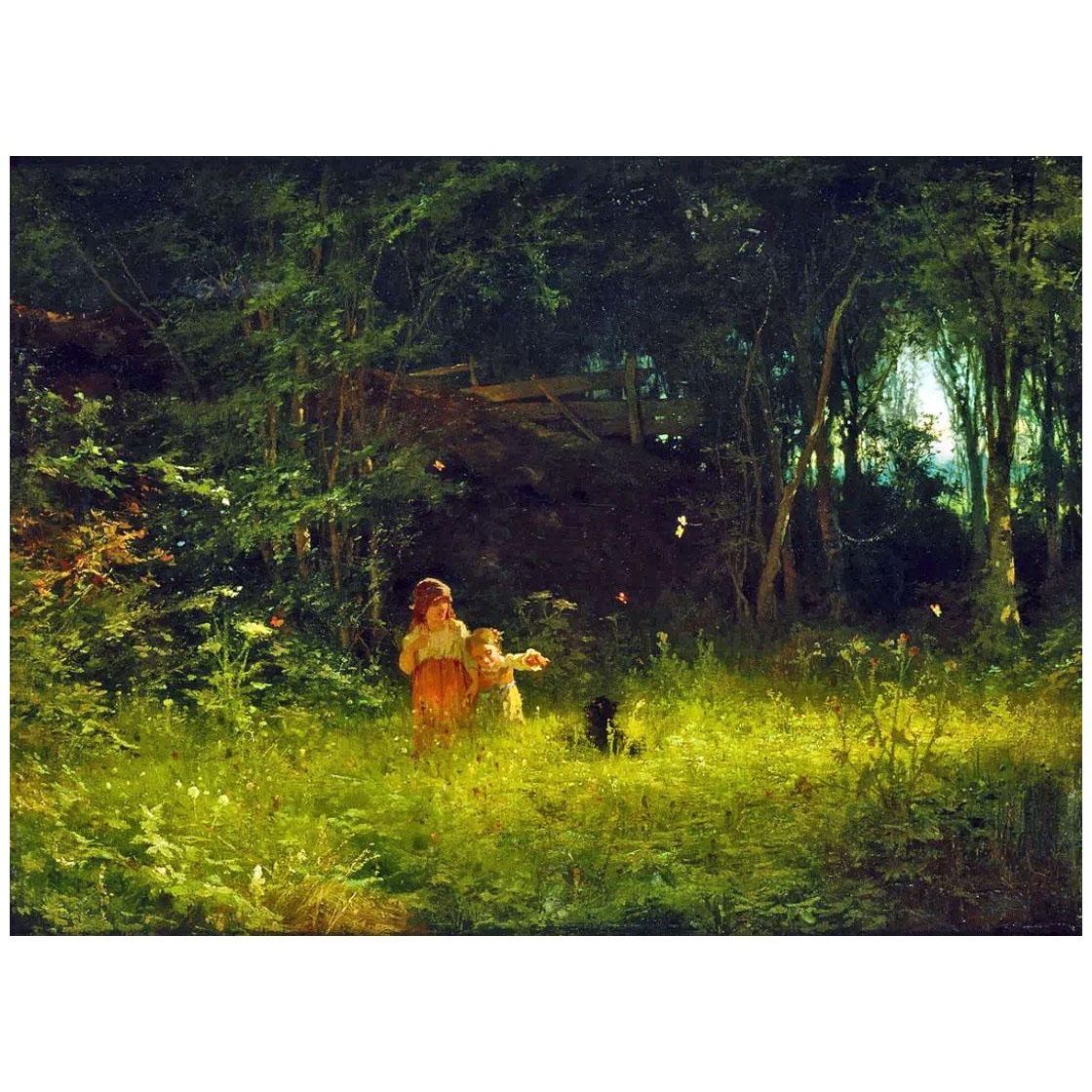 Иван Крамской. Дети в лесу. 1887. НХМРБ Минск
