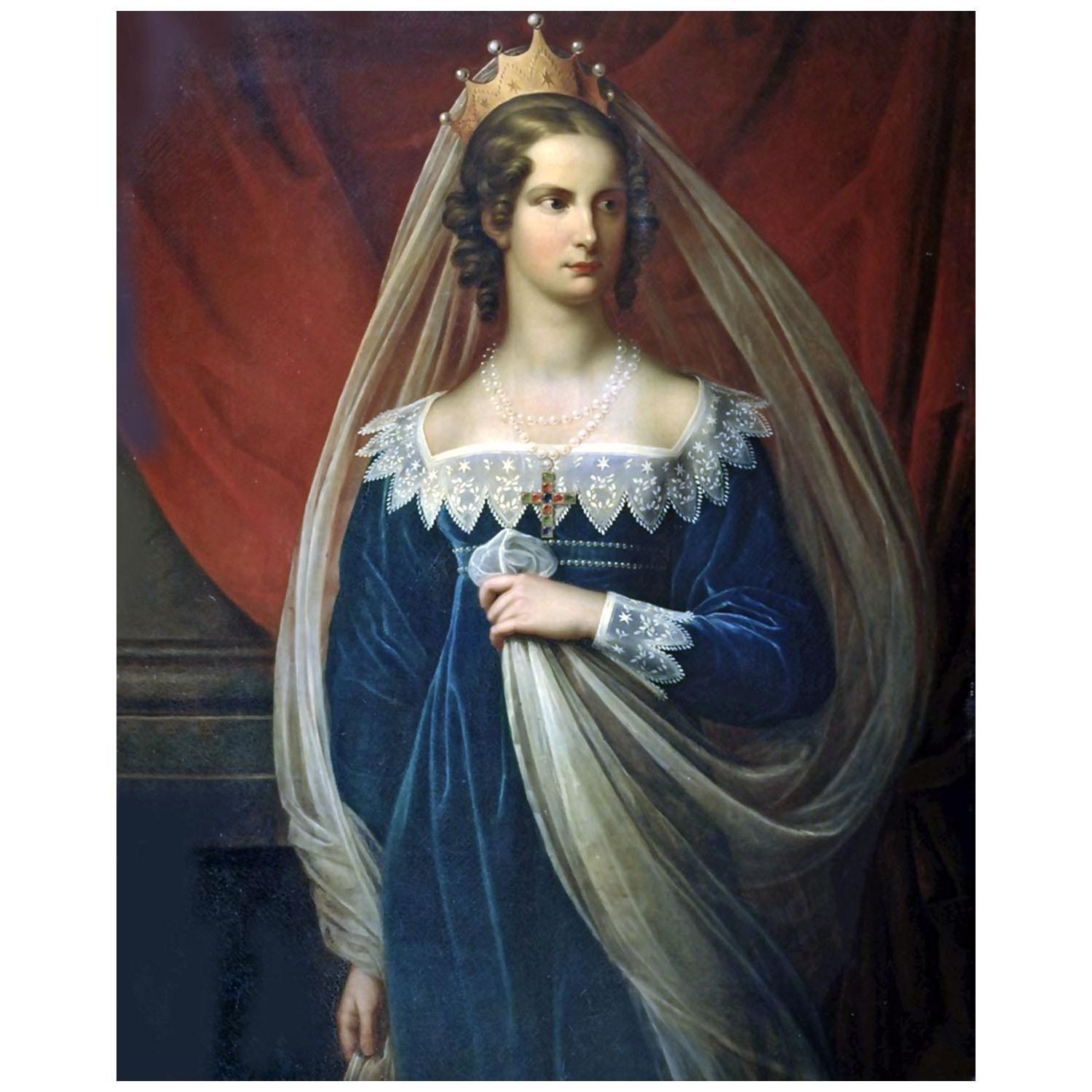Gerhard von Kügelgen. Prinzessin Charlotte von Preussen. 1817. Gatchina Museum