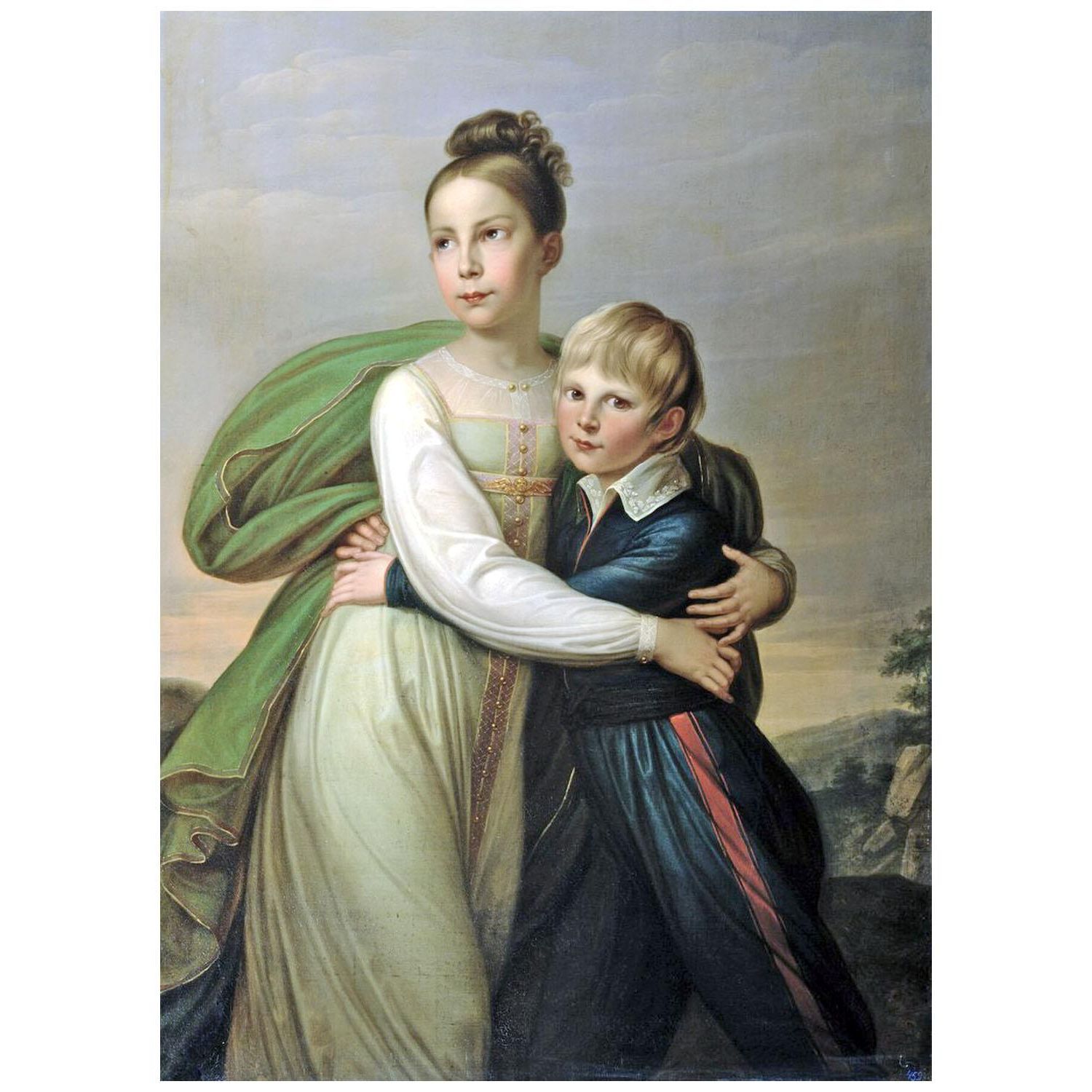 Gerhard von Kügelgen. Prinzessin Luisen und Prinz Albrecht. 1817. Gatchina Museum