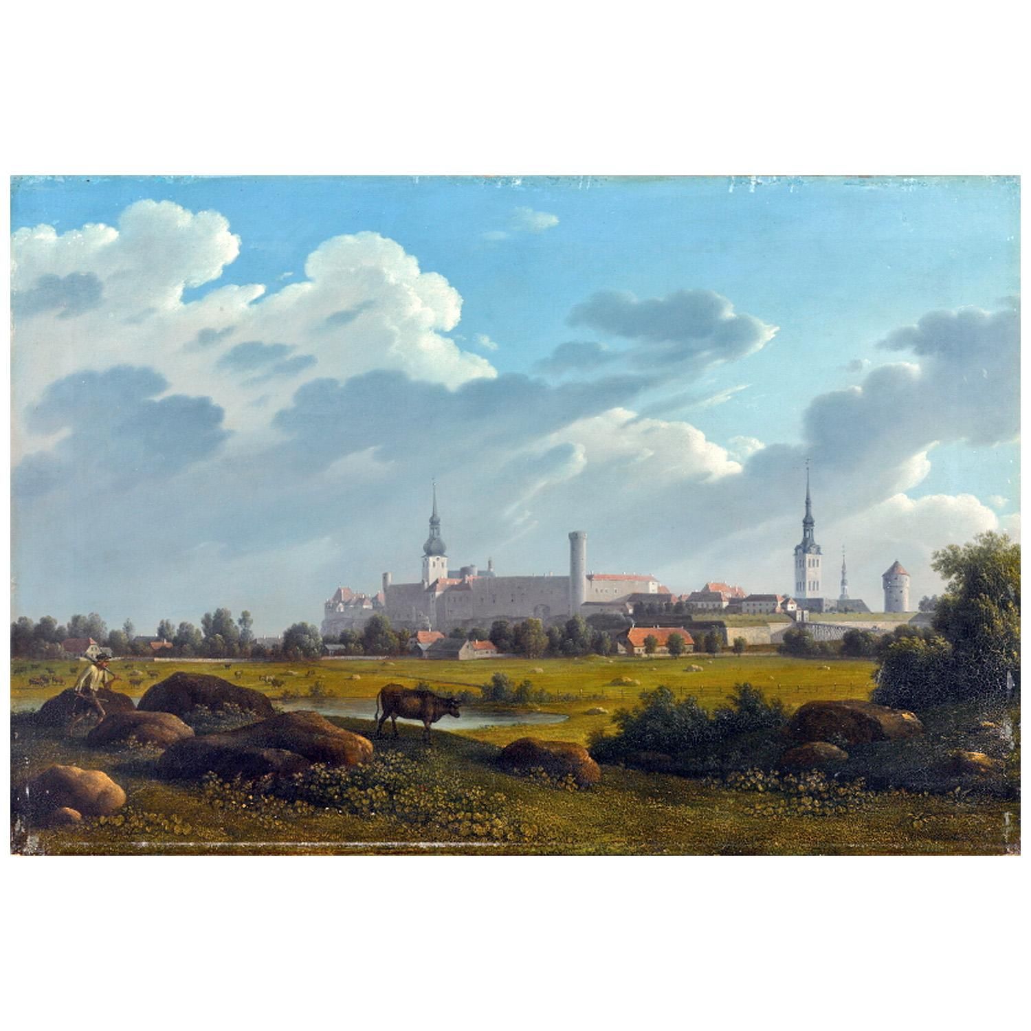 Karl von Kügelgen. Blick auf Tallinn. 1827. EKM Tallinn