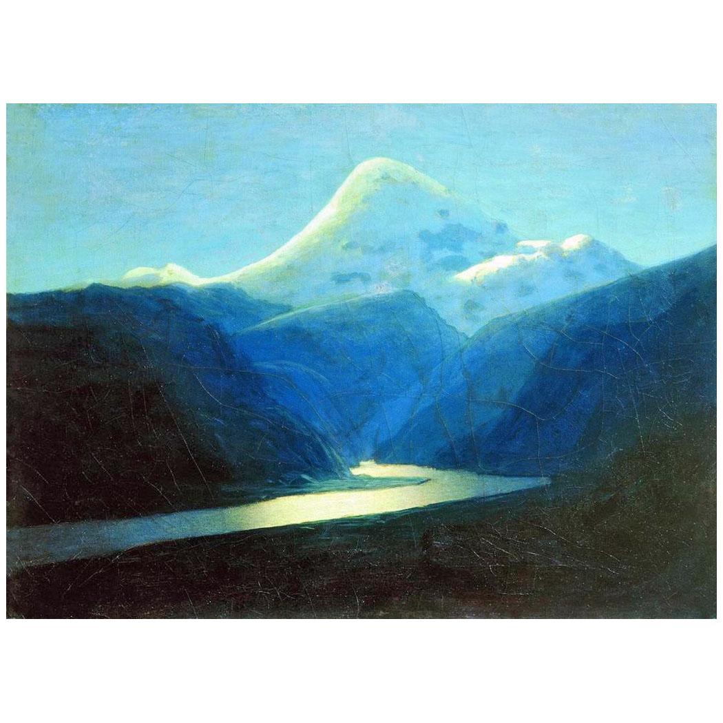 Архип Куинджи. Эльбрус. Снежные вершины. 1890-1895. Курская картинная галерея