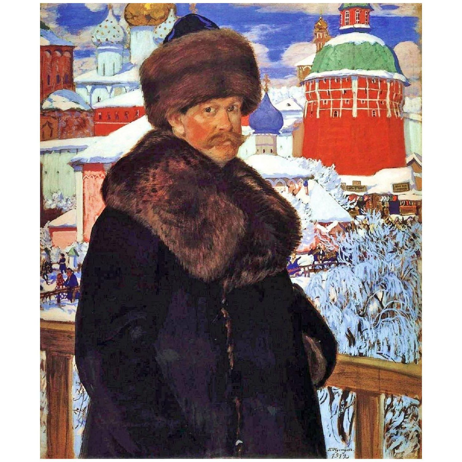 Борис Кустодиев. Автопортрет. 1912. Галерея Уффици