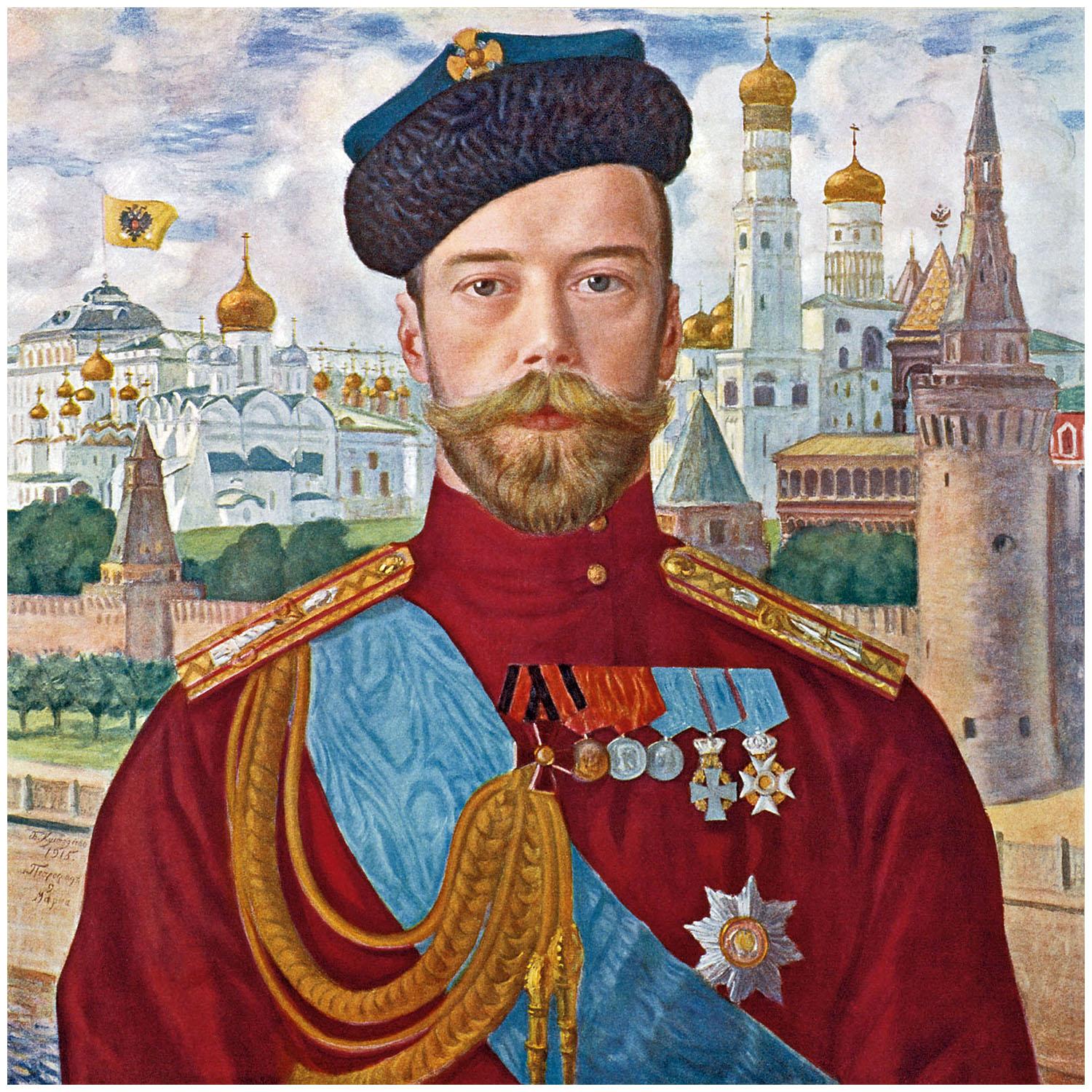 Борис Кустодиев. Царь Николай II. 1915. Русский музей