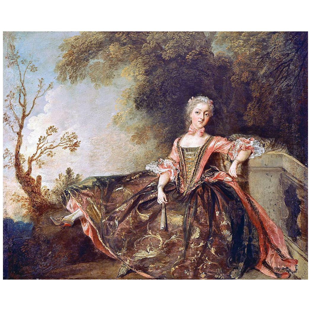 Nicolas Lancret. Mademoiselle Marie Sallé. 1735. Museum of Fine Arts