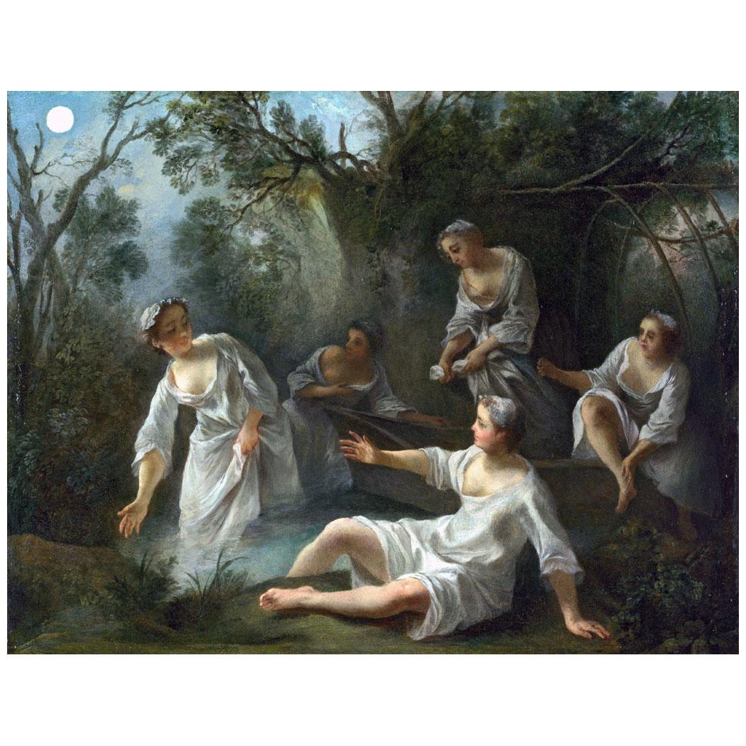 Nicolas Lancret. Les quatre temps de la journée. Le Soir. 1730s. National Gallery, London