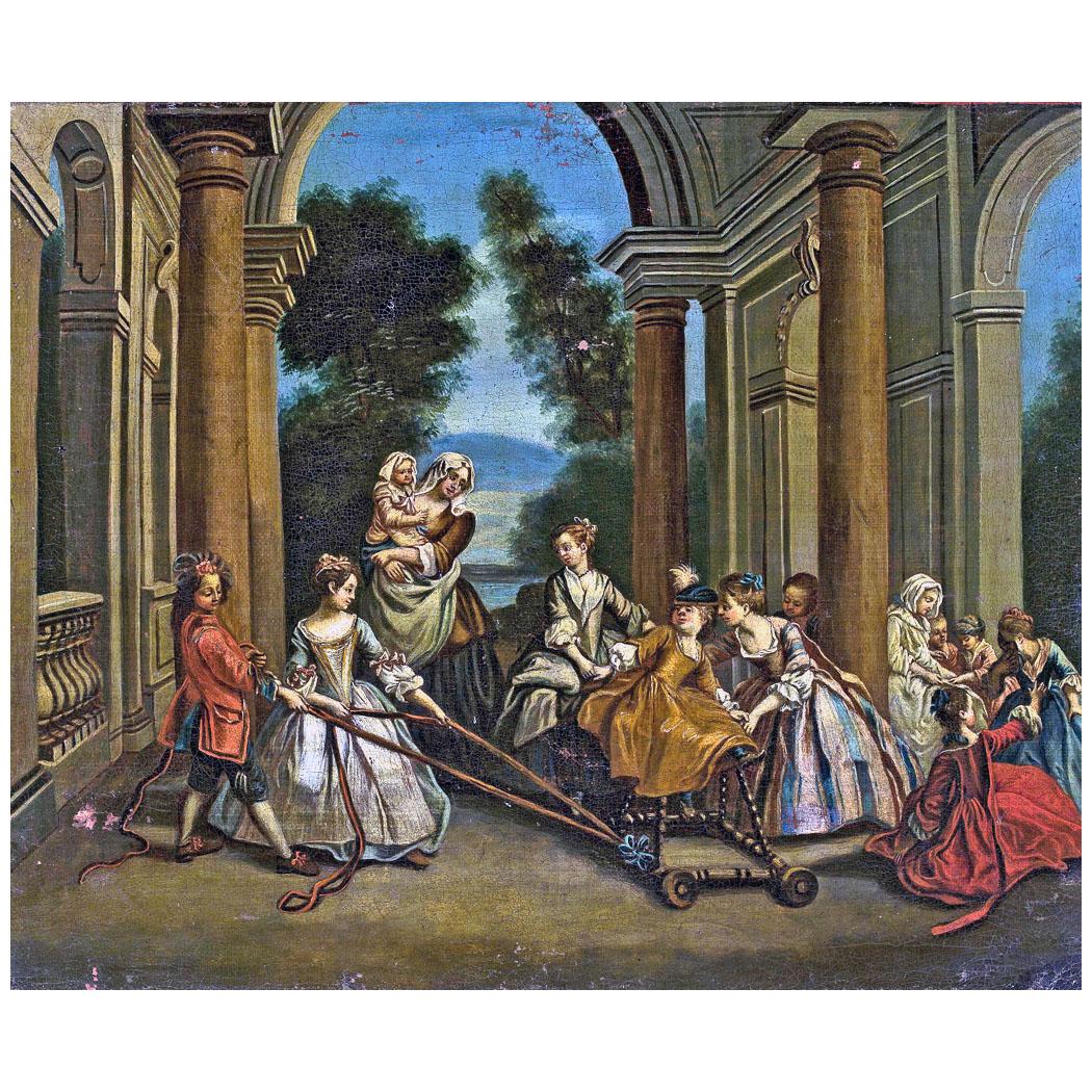 Nicolas Lancret. Quatre étapes de la vie humaine: l'Enfance. 1735. National Museum, Warsaw