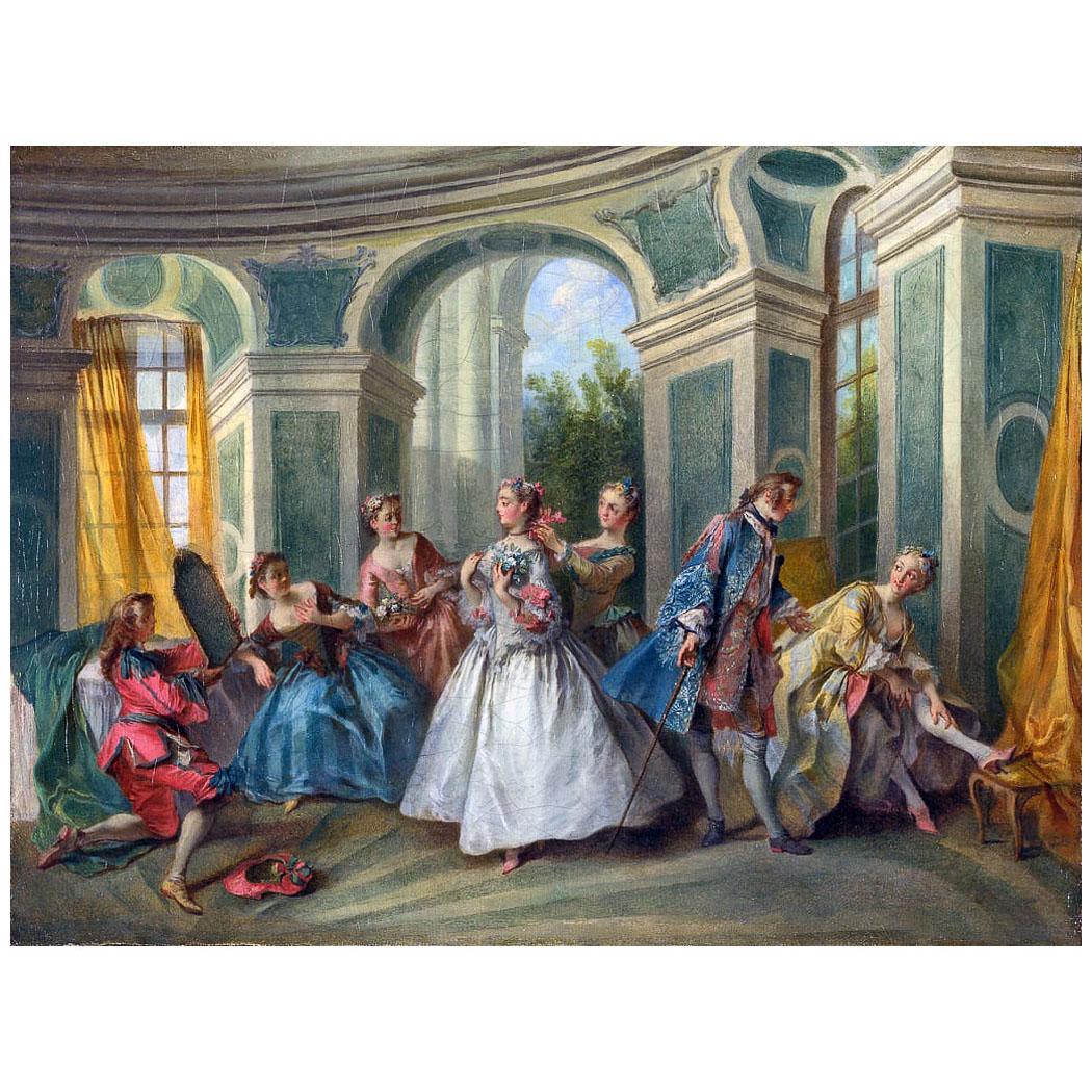 Nicolas Lancret. Quatre étapes de la vie humaine. Jeunesse. 1735. National Gallery, London