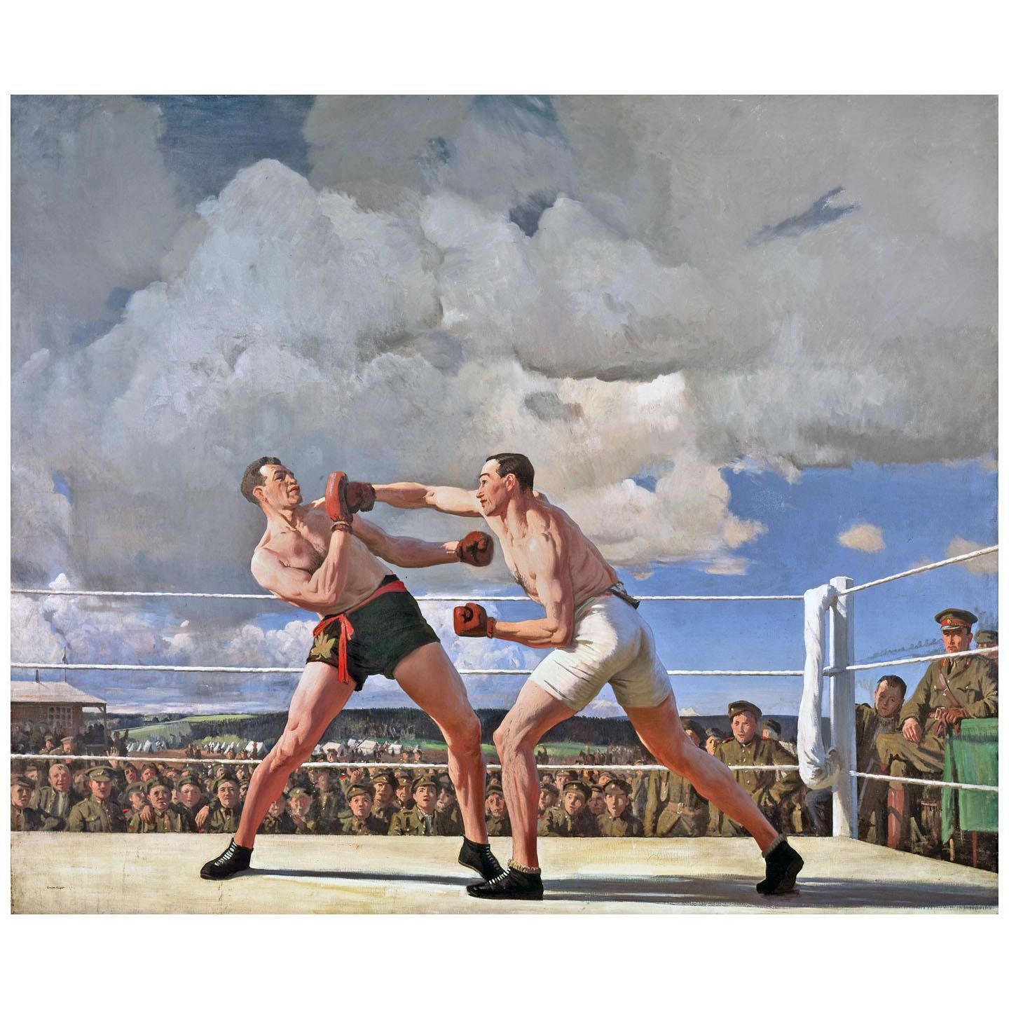 Laura Knight. Boxing. 1919. Canadian War Museum Ottawa