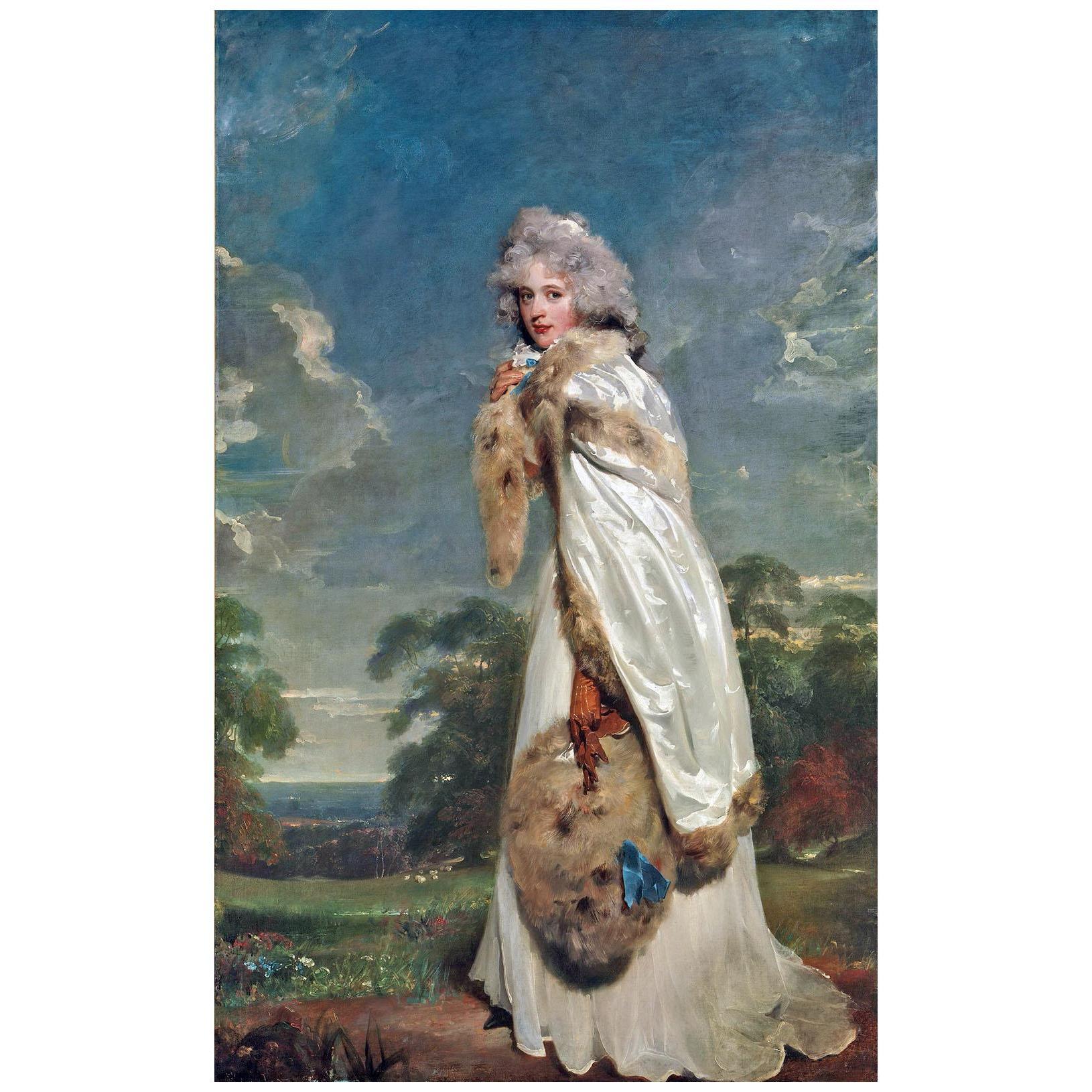 Thomas Lawrence. Elizabeth Farren. 1791. Metropolitan Museum NY