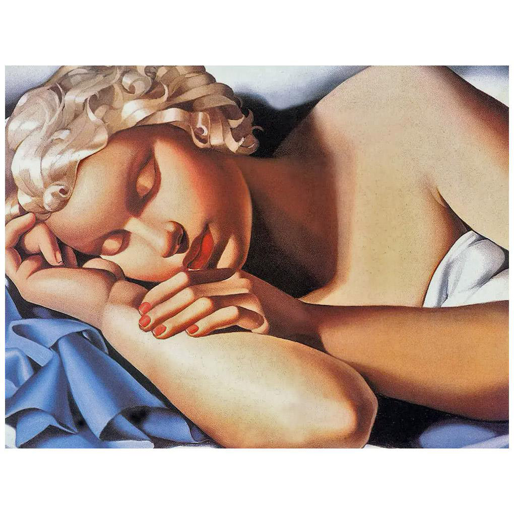 Tamara de Lempicka. Sleeping Girl. 1933. Private collection