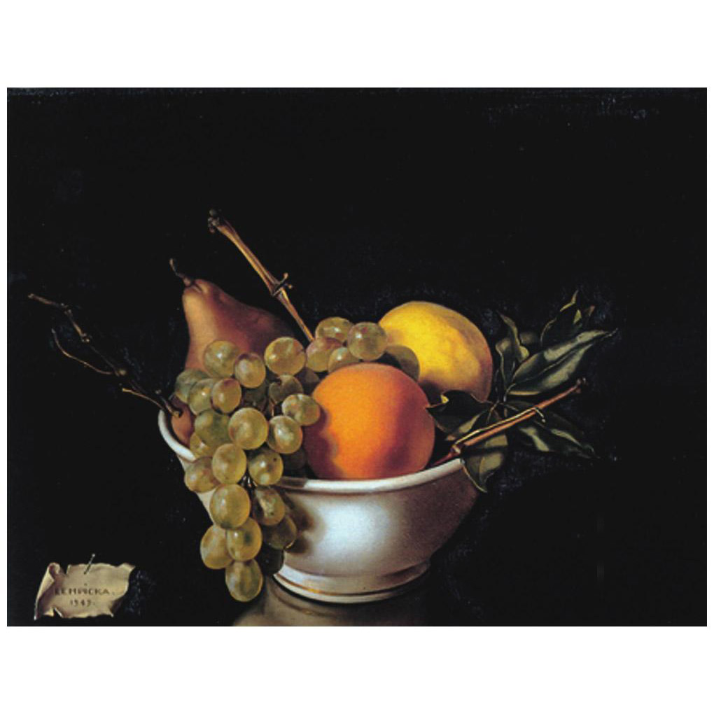 Tamara de Lempicka. Plate with Fruits. 1949. Musee des Beaux-Arts Nantes