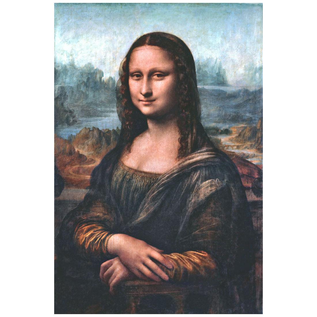 Leonardo da Vinci. Mona Lisa (La Gioconda). 1503-1518. Louvre Paris