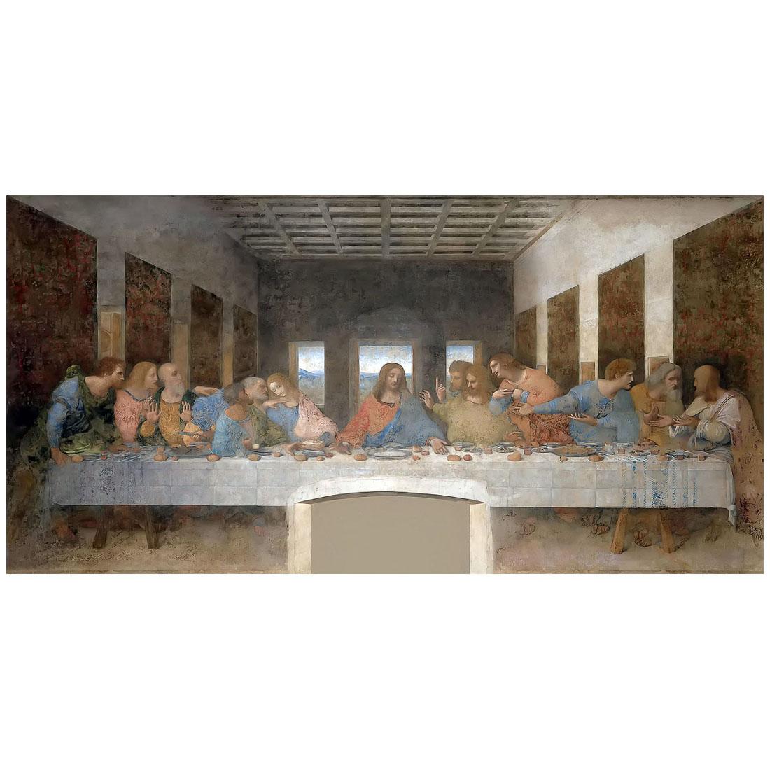 Leonardo da Vinci. Ultima Cena. 1494-1498. Santa Maria delle Grazie Milano