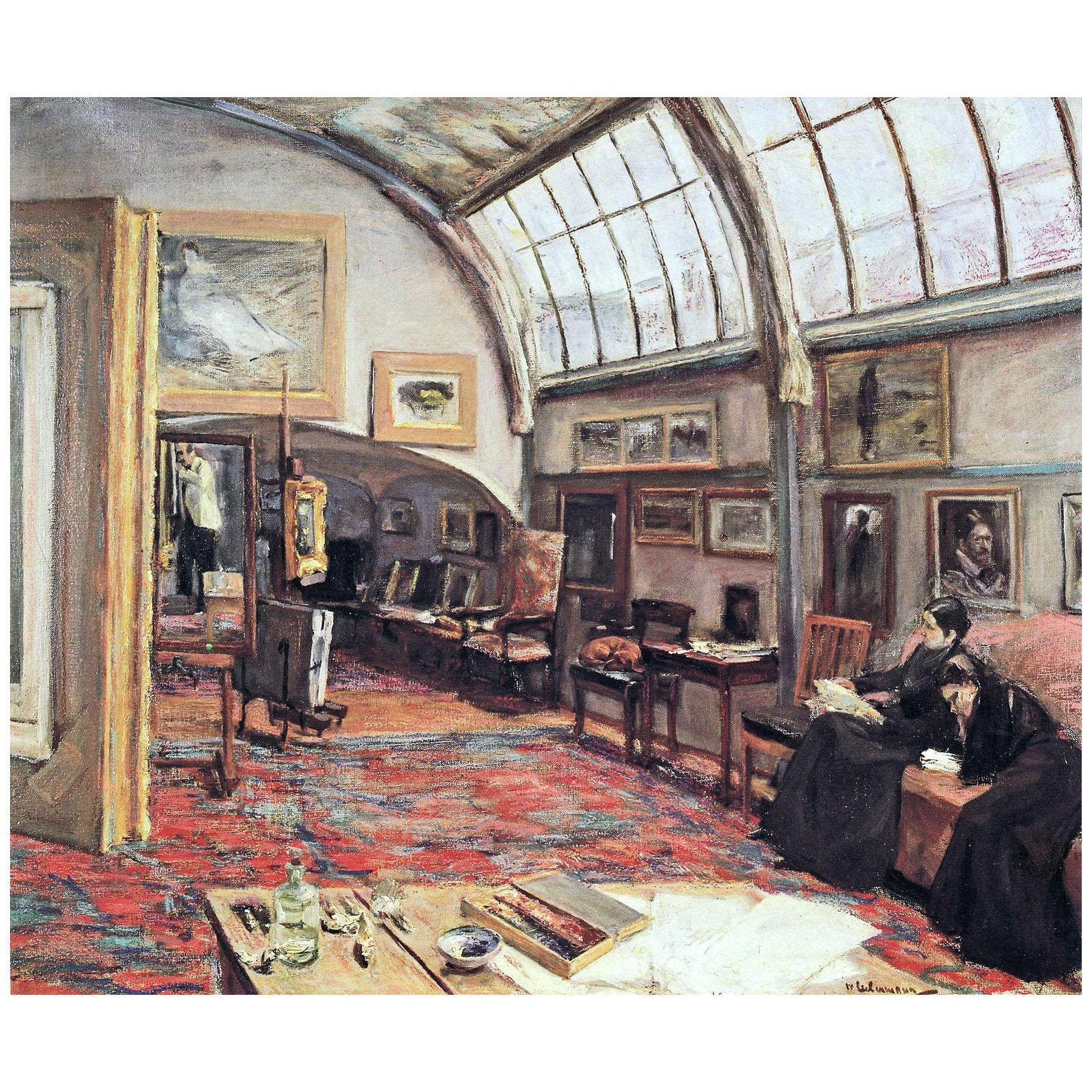 Max Libermann. Das Atelier des Künstlers. 1902. Kunstmuseum St. Gallen