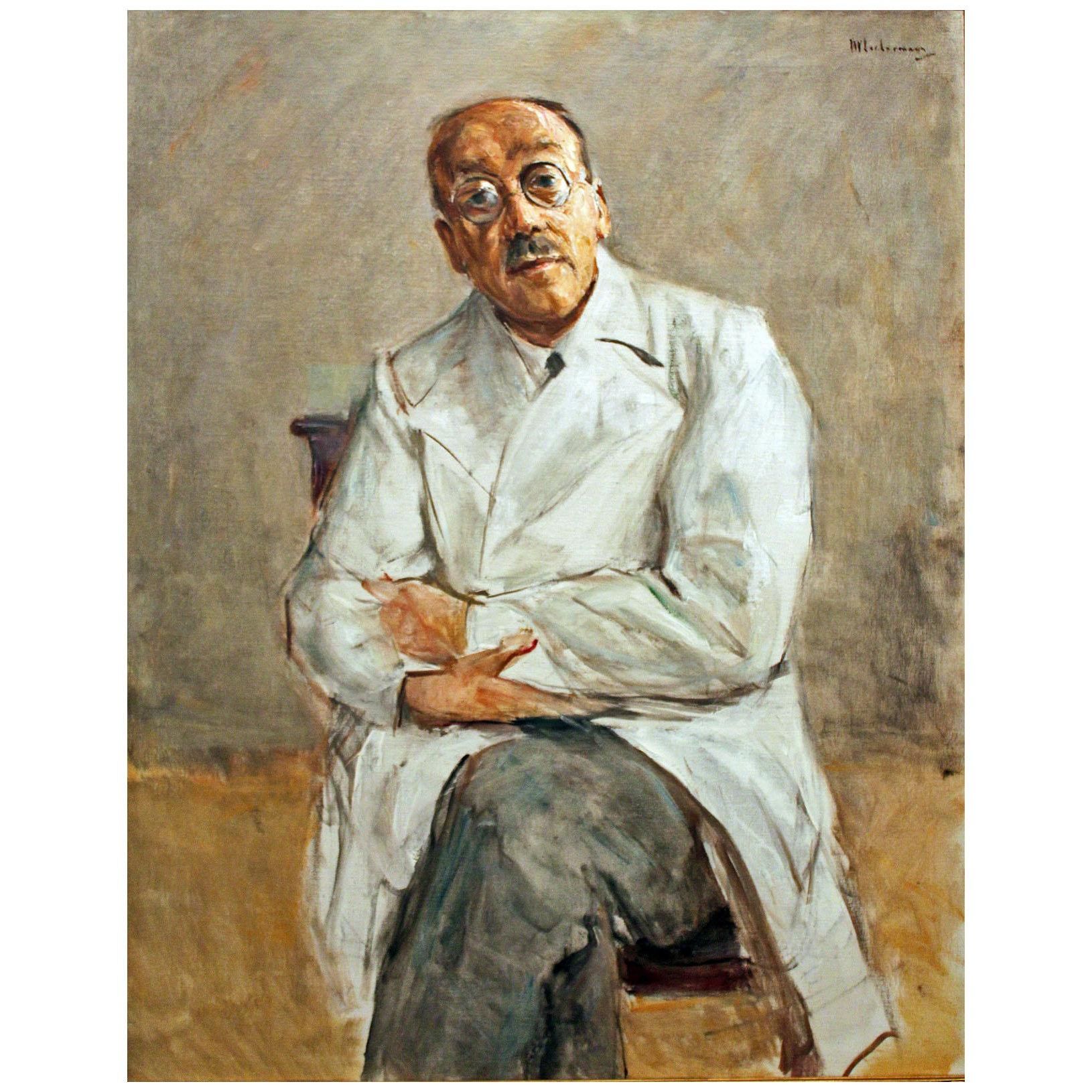 Max Libermann. Der Chirurg Ferdinand Sauerbruch. 1932. Hamburger Kunsthalle