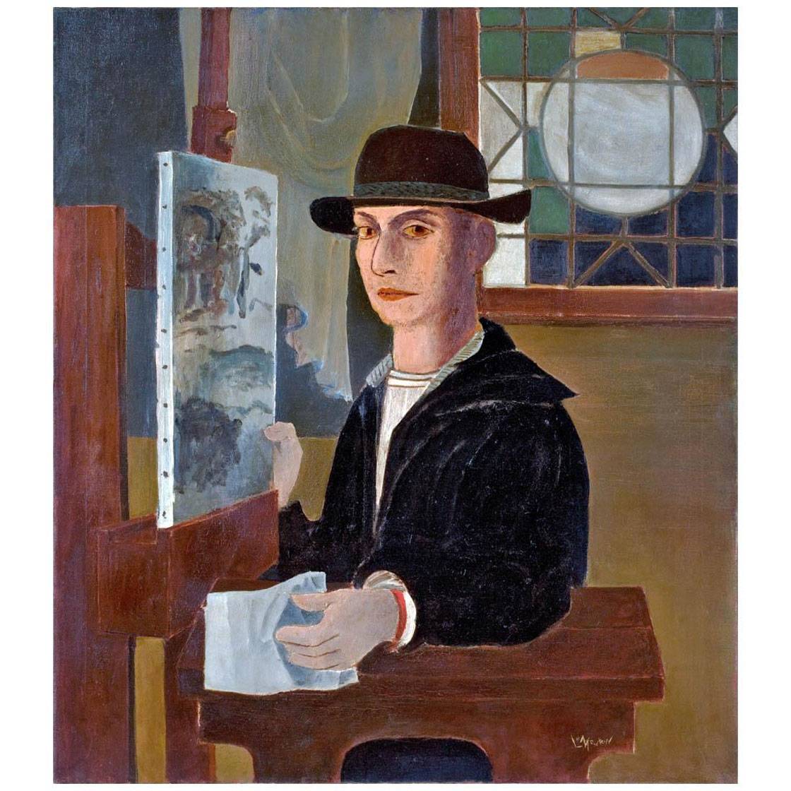 Roy Lichtenstein. Self-Portrait. 1951-1952. Private collection