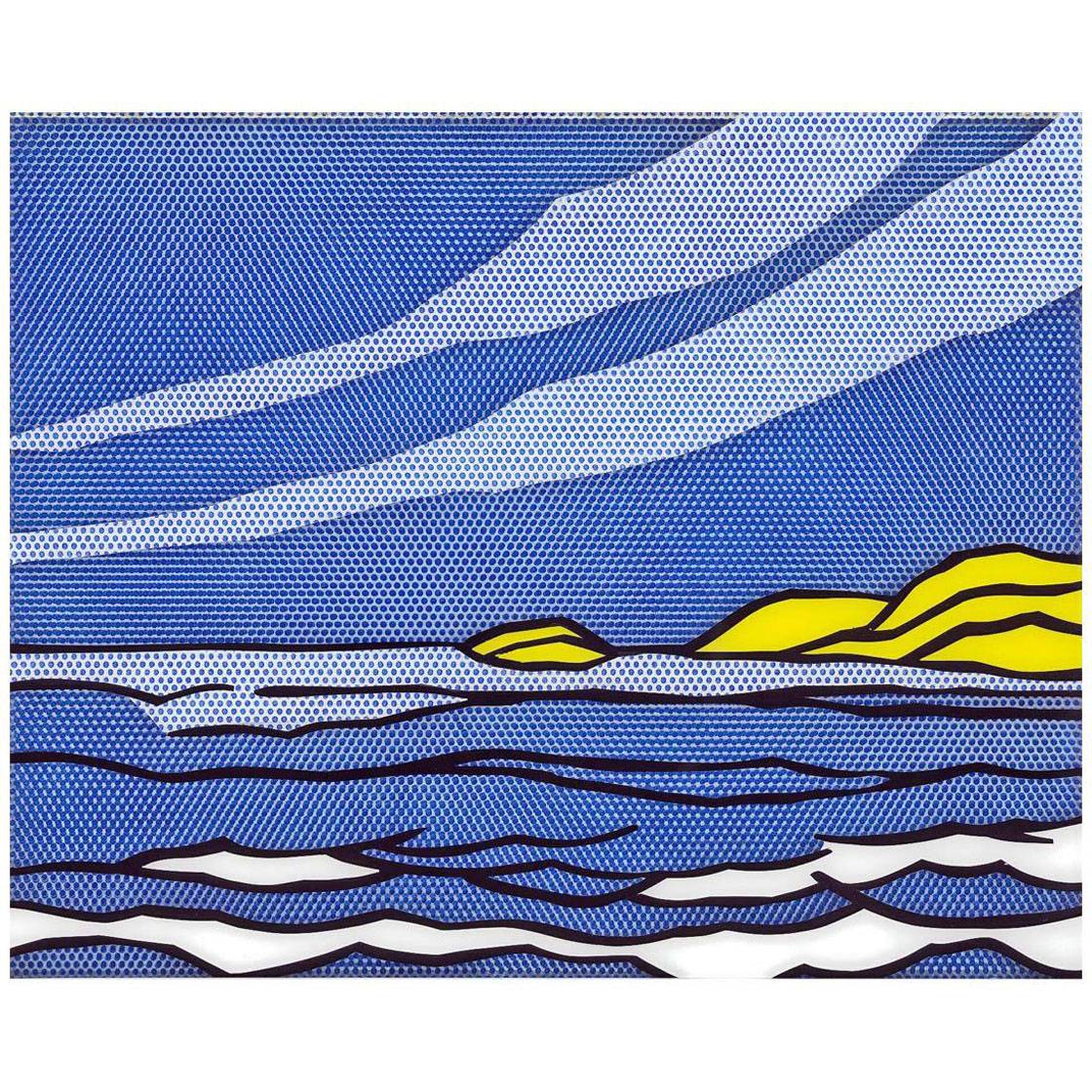 Roy Lichtenstein. Sea Shore. 1964. Whitney Museum NY