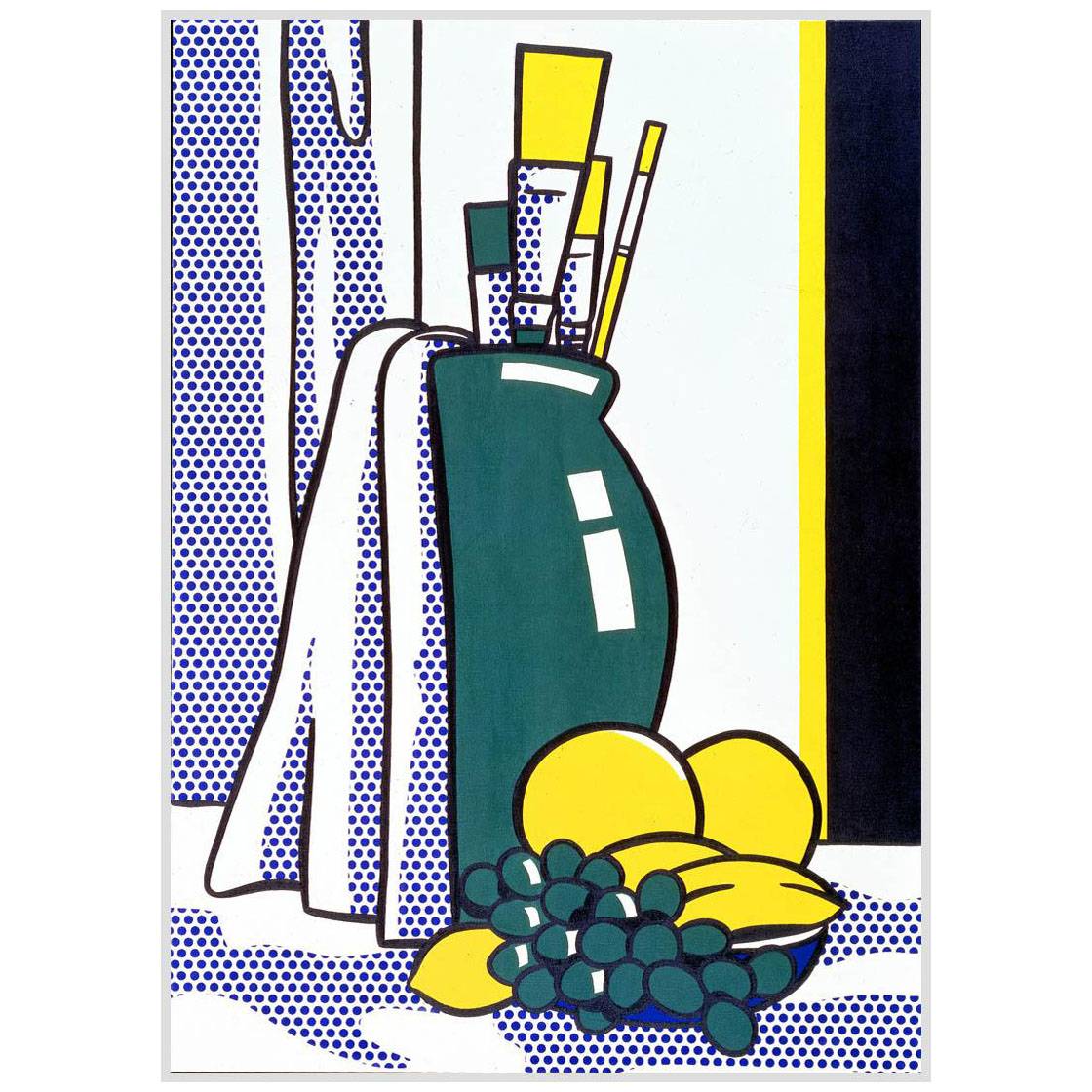 Roy Lichtenstein. Still Life with Green Vase. 1972. Whitney Museum NY