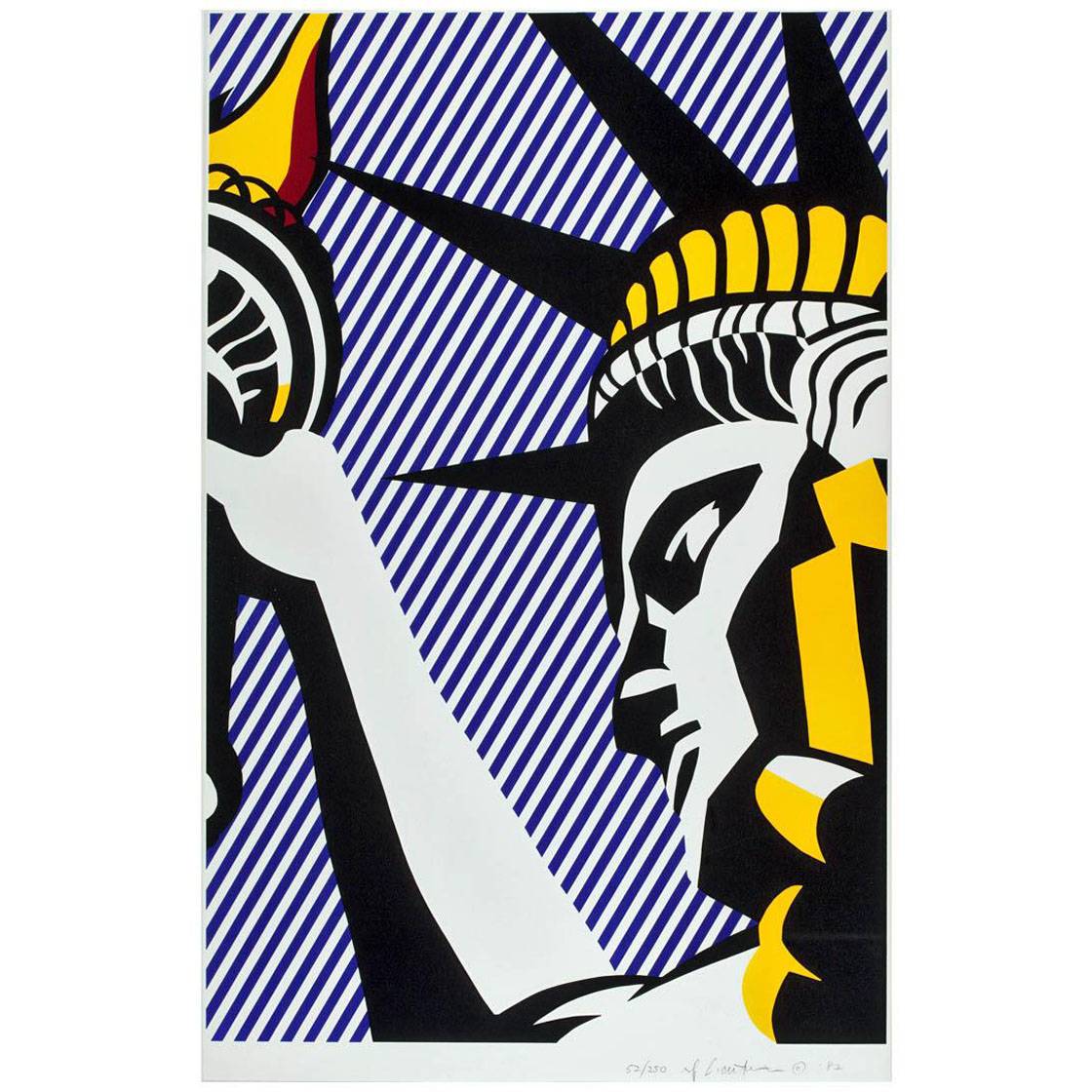Roy Lichtenstein. I Love Liberty. 1982. Whitney Museum NY