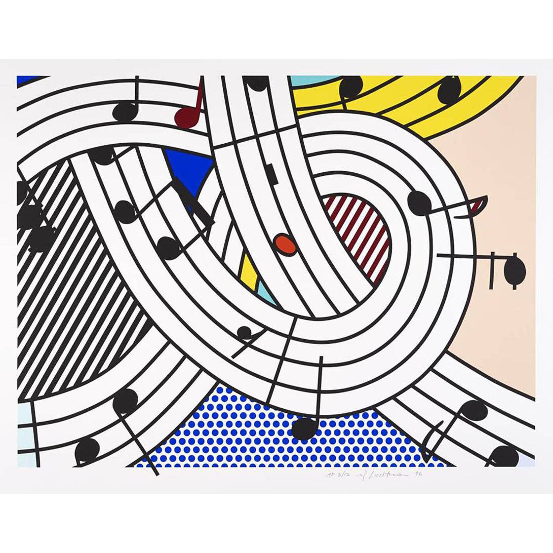 Roy Lichtenstein. Composition II. 1996. Tate Modern