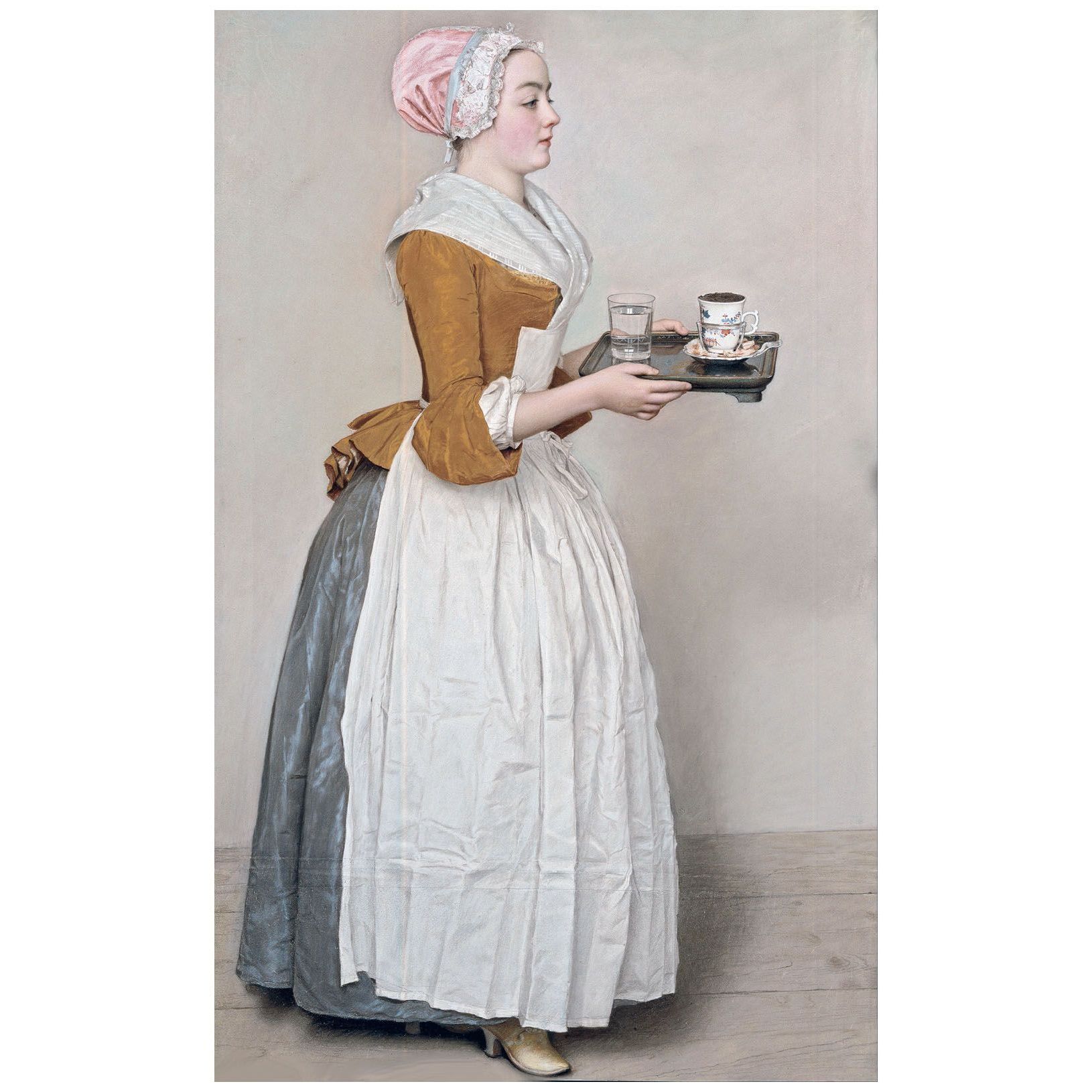 Jean-Etienne Liotard. La belle chocolatière. 1744. Gemaldegalerie Dresden
