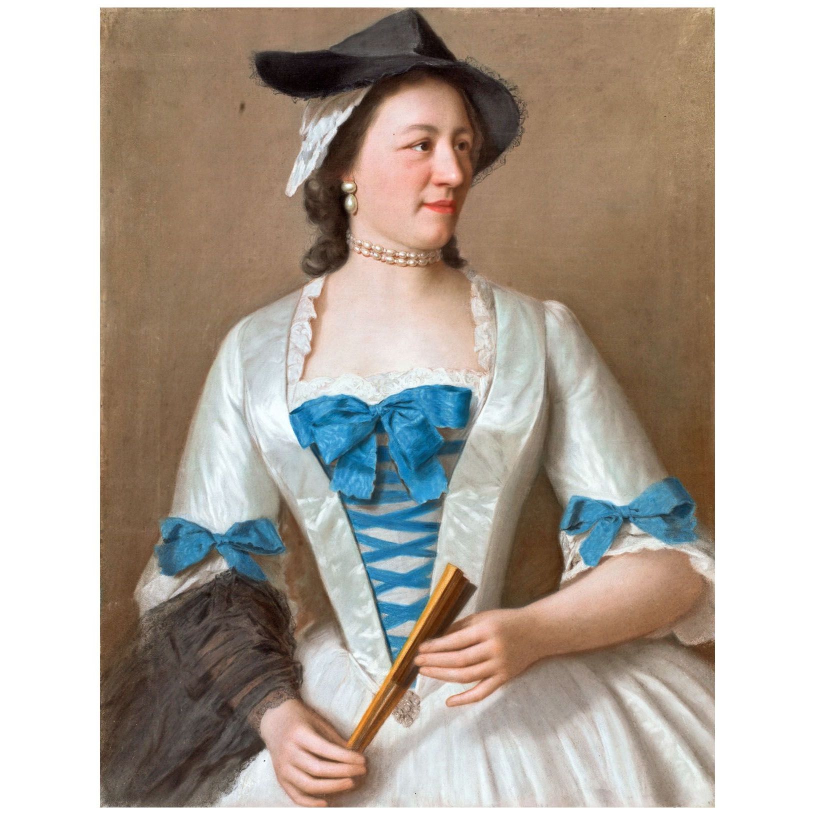 Jean-Etienne Liotard. Jeanne-Elisabeth de Sellon. 1746. Rijksmuseum Amsterdam