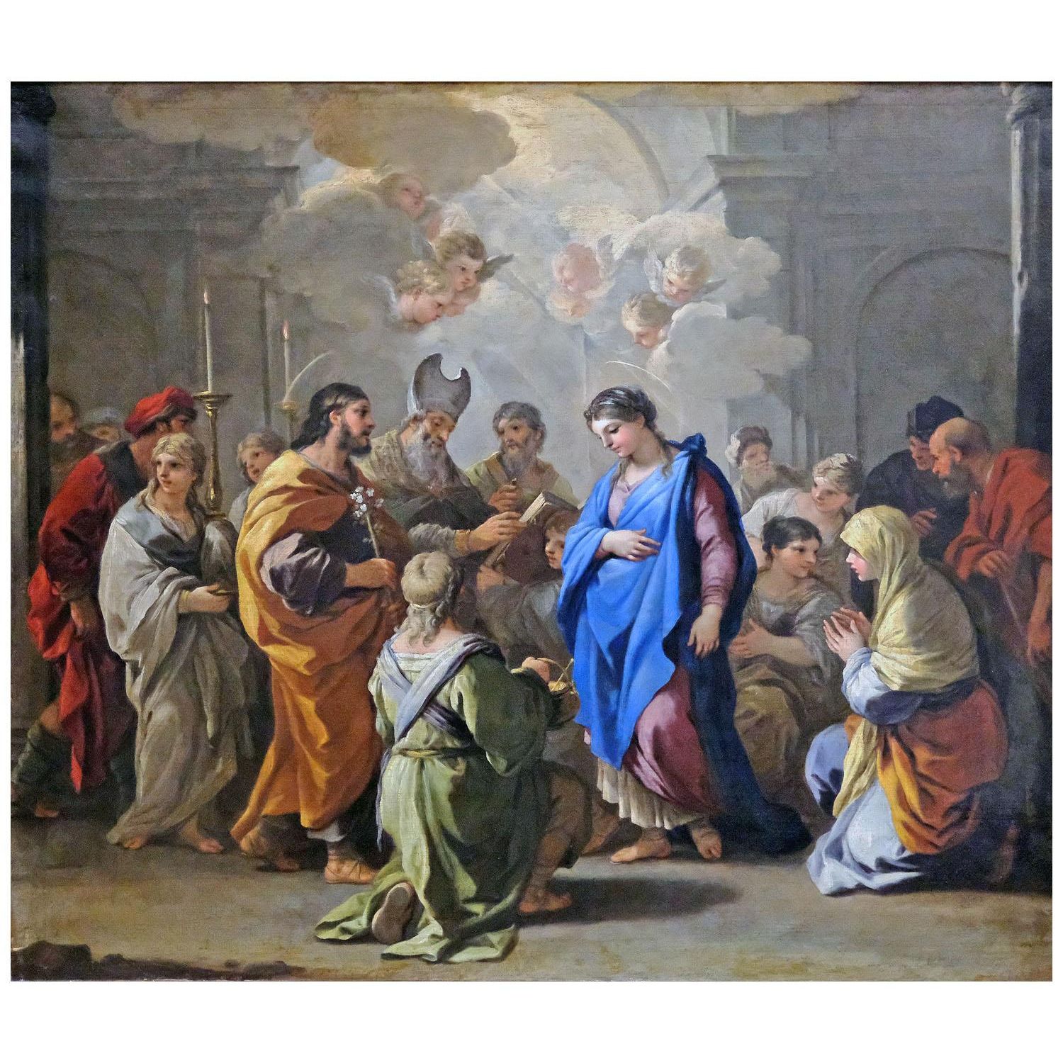 Luca Giordano. Sposalizio della Vergine. 1688. Musee du Louvre